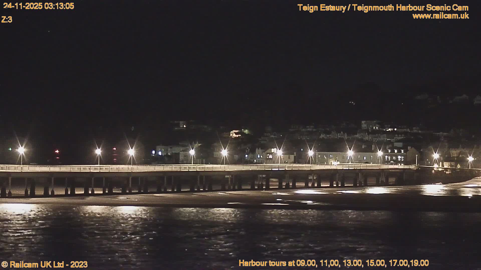 Teignmouth Harbour , Teign River & Shalton Village Live Cam - Teignbridge, Devon, South West, England, United Kingdom