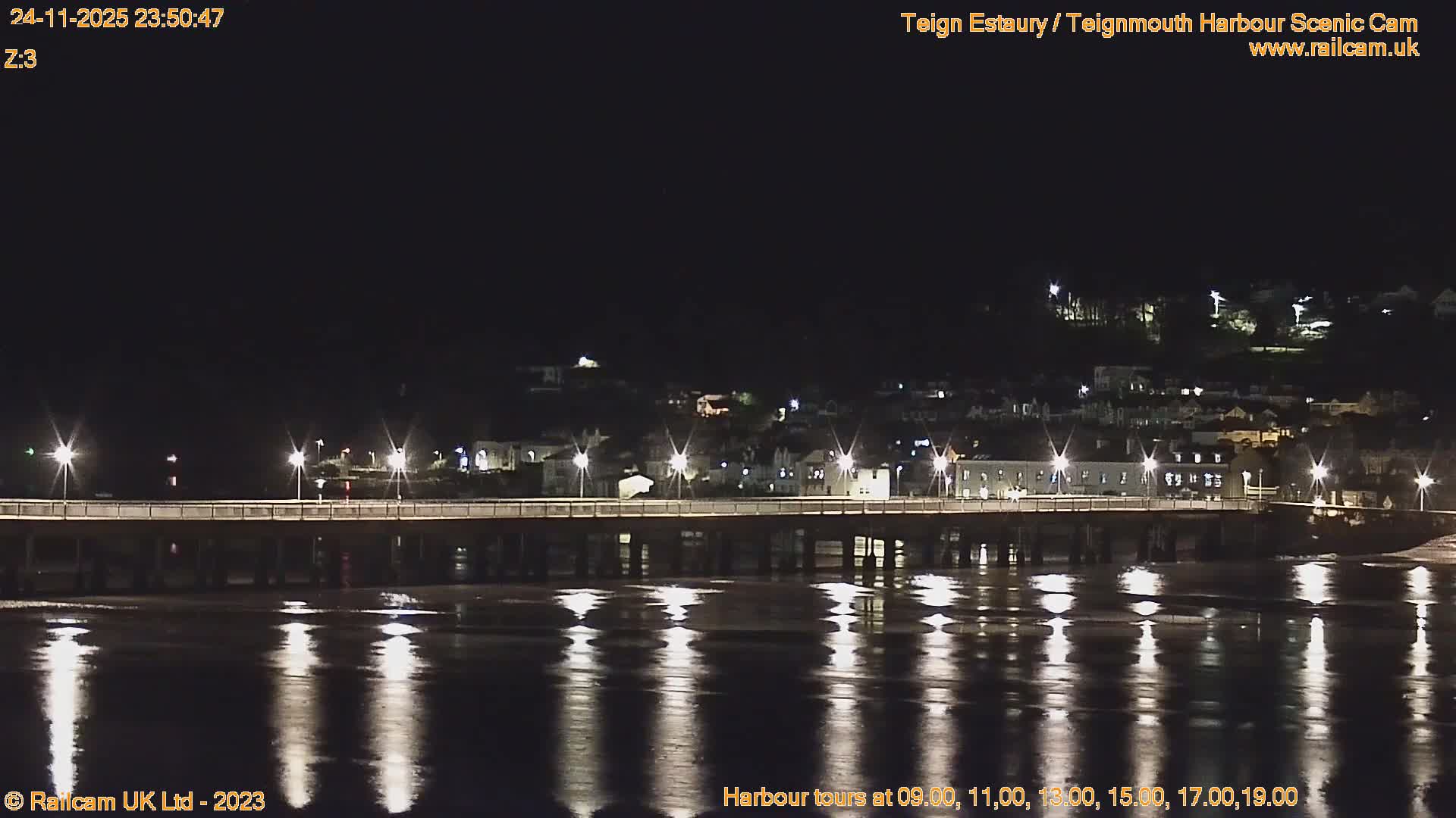 Teignmouth Harbour , Teign River & Shalton Village Live Cam - Teignbridge, Devon, South West, England, United Kingdom
