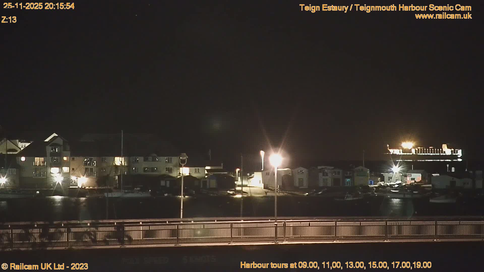 Teignmouth Harbour , Teign River & Shalton Village Live Cam - Teignbridge, Devon, South West, England, United Kingdom