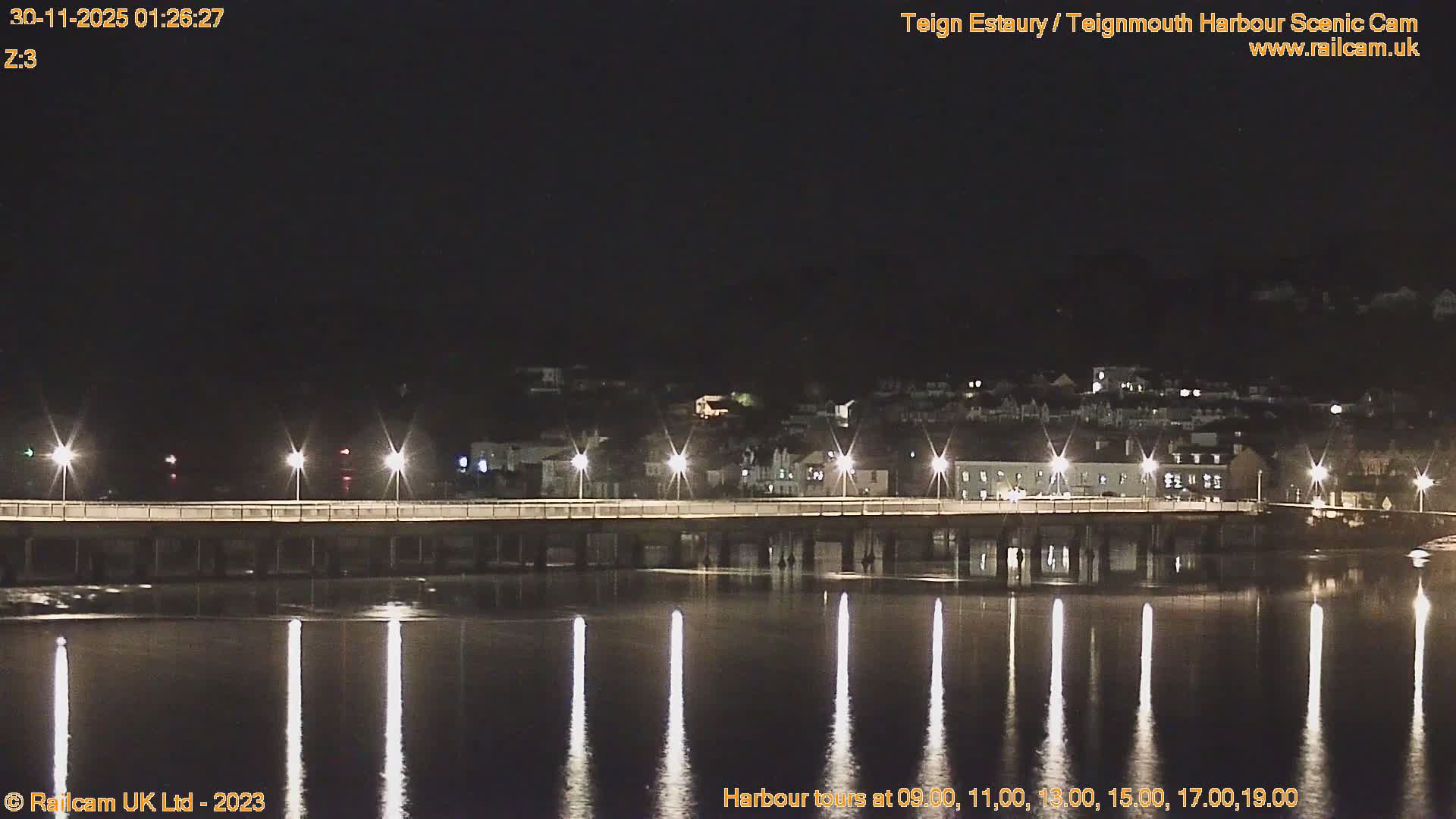Teignmouth Harbour , Teign River & Shalton Village Live Cam - Teignbridge, Devon, South West, England, United Kingdom