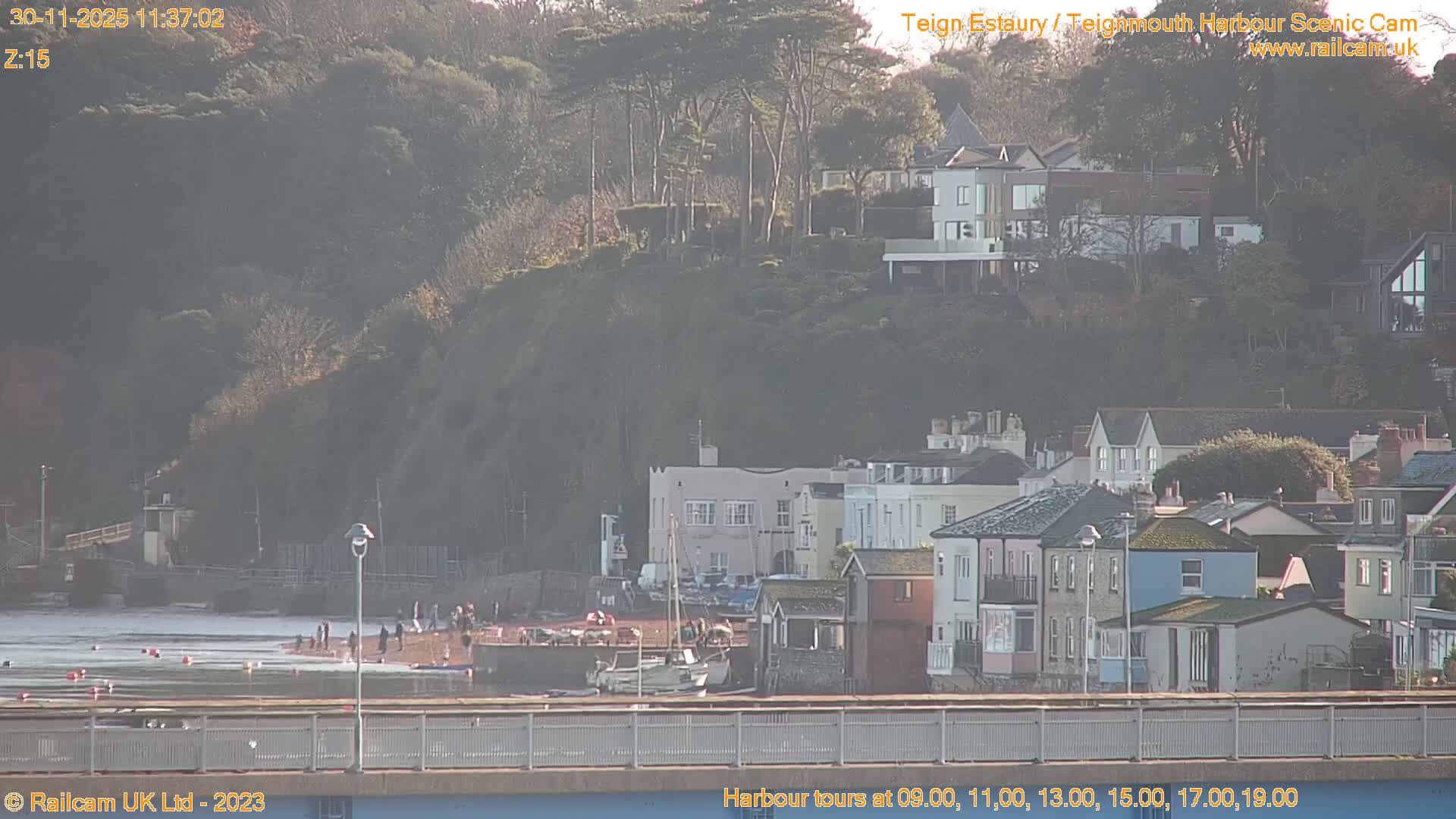 Teignmouth Harbour , Teign River & Shalton Village Live Cam - Teignbridge, Devon, South West, England, United Kingdom