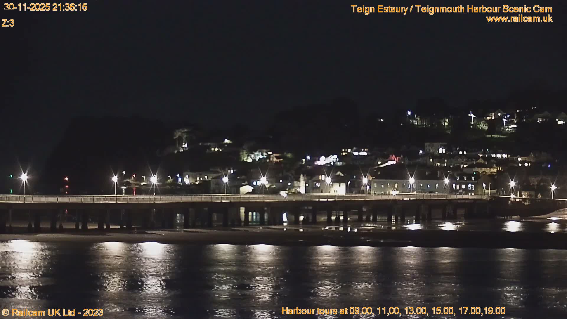 Teignmouth Harbour , Teign River & Shalton Village Live Cam - Teignbridge, Devon, South West, England, United Kingdom