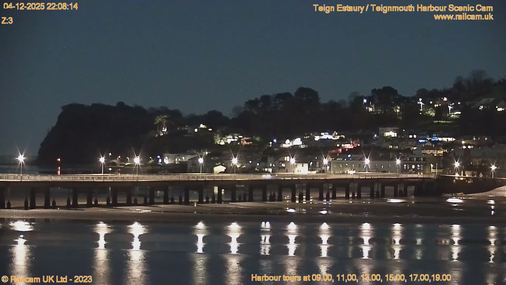 Teignmouth Harbour , Teign River & Shalton Village Live Cam - Teignbridge, Devon, South West, England, United Kingdom