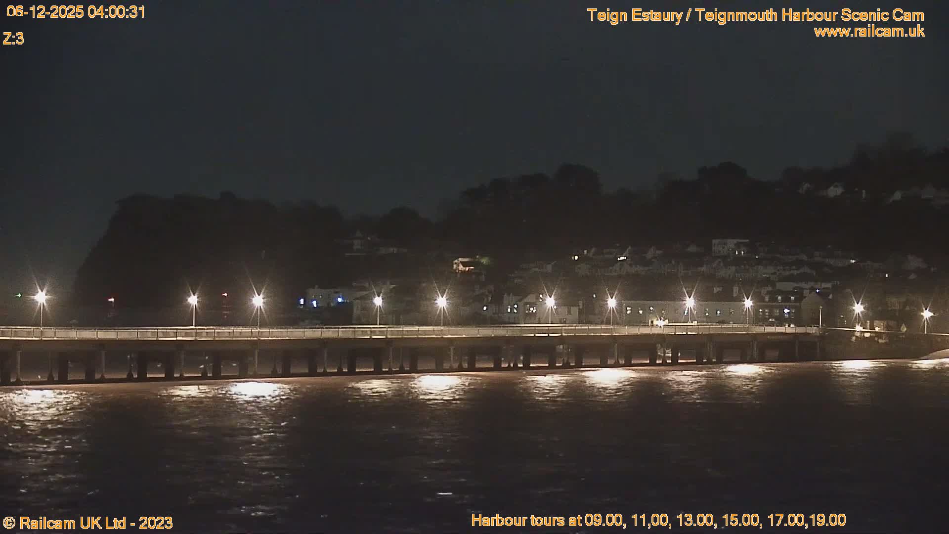 Teignmouth Harbour , Teign River & Shalton Village Live Cam - Teignbridge, Devon, South West, England, United Kingdom