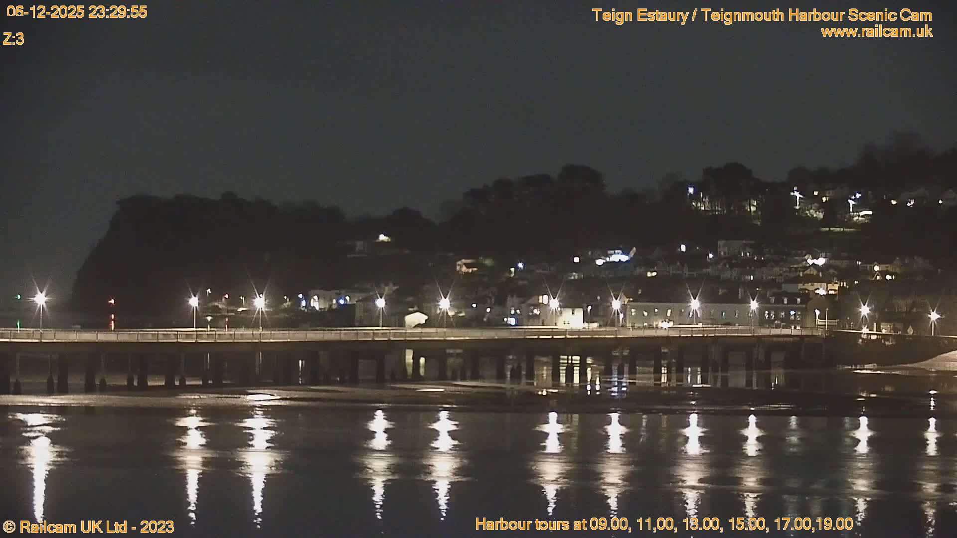 Teignmouth Harbour , Teign River & Shalton Village Live Cam - Teignbridge, Devon, South West, England, United Kingdom