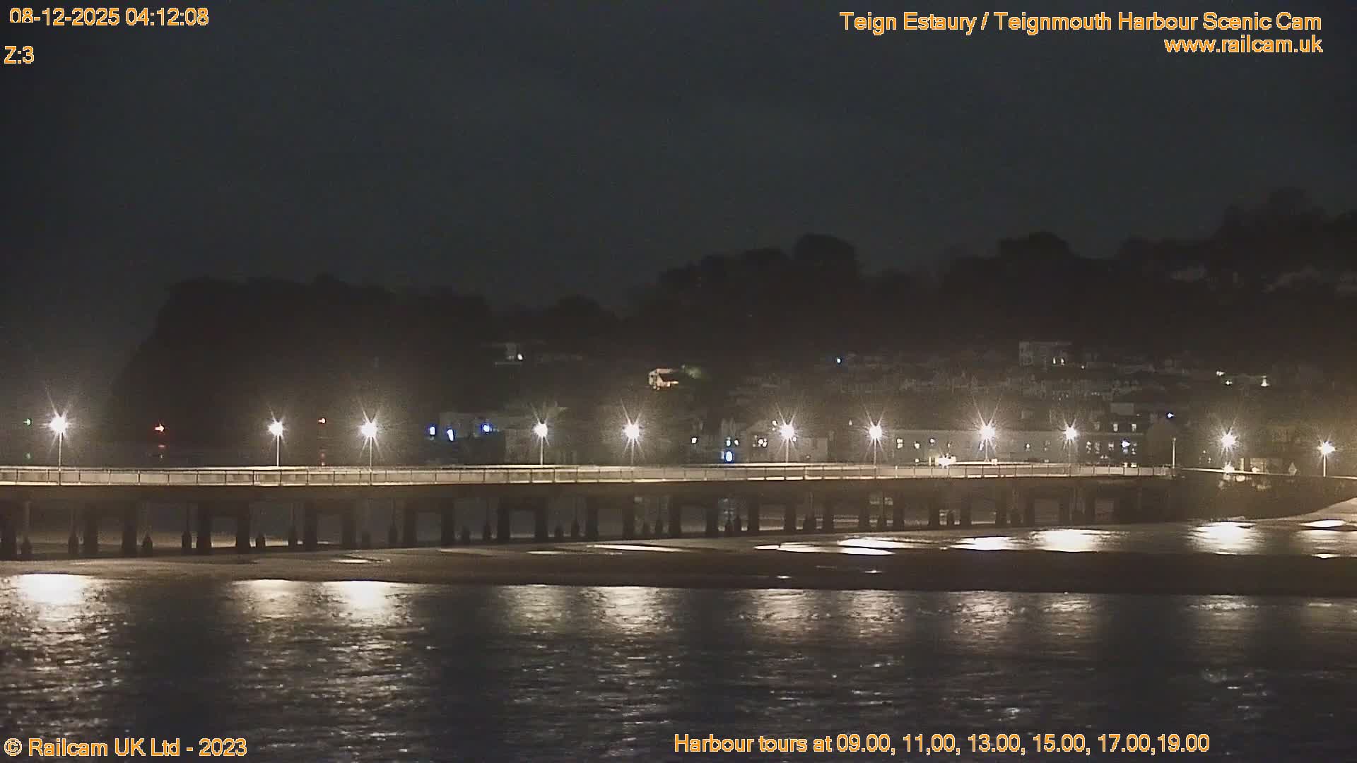 Teignmouth Harbour , Teign River & Shalton Village Live Cam - Teignbridge, Devon, South West, England, United Kingdom