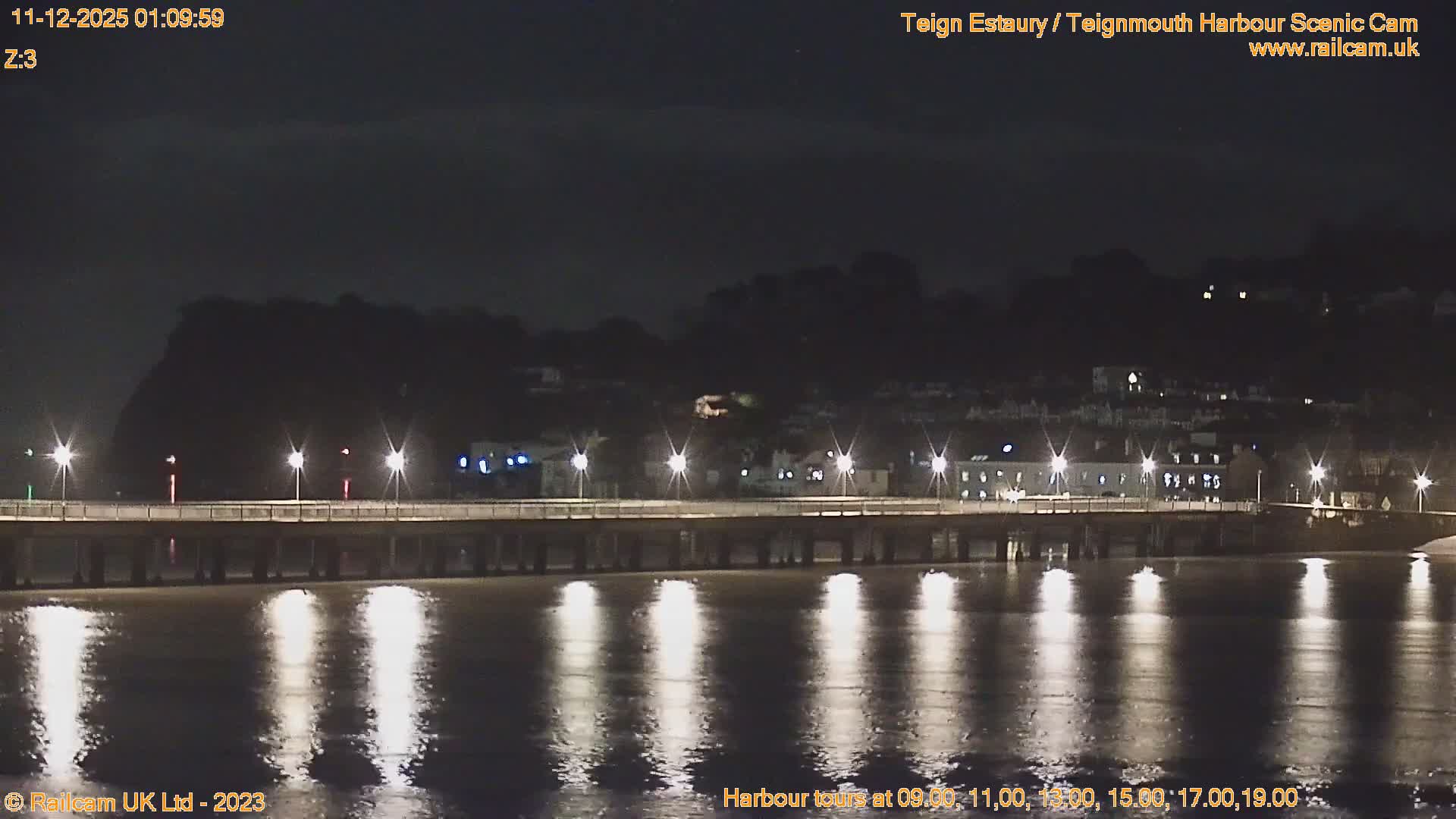 Teignmouth Harbour , Teign River & Shalton Village Live Cam - Teignbridge, Devon, South West, England, United Kingdom