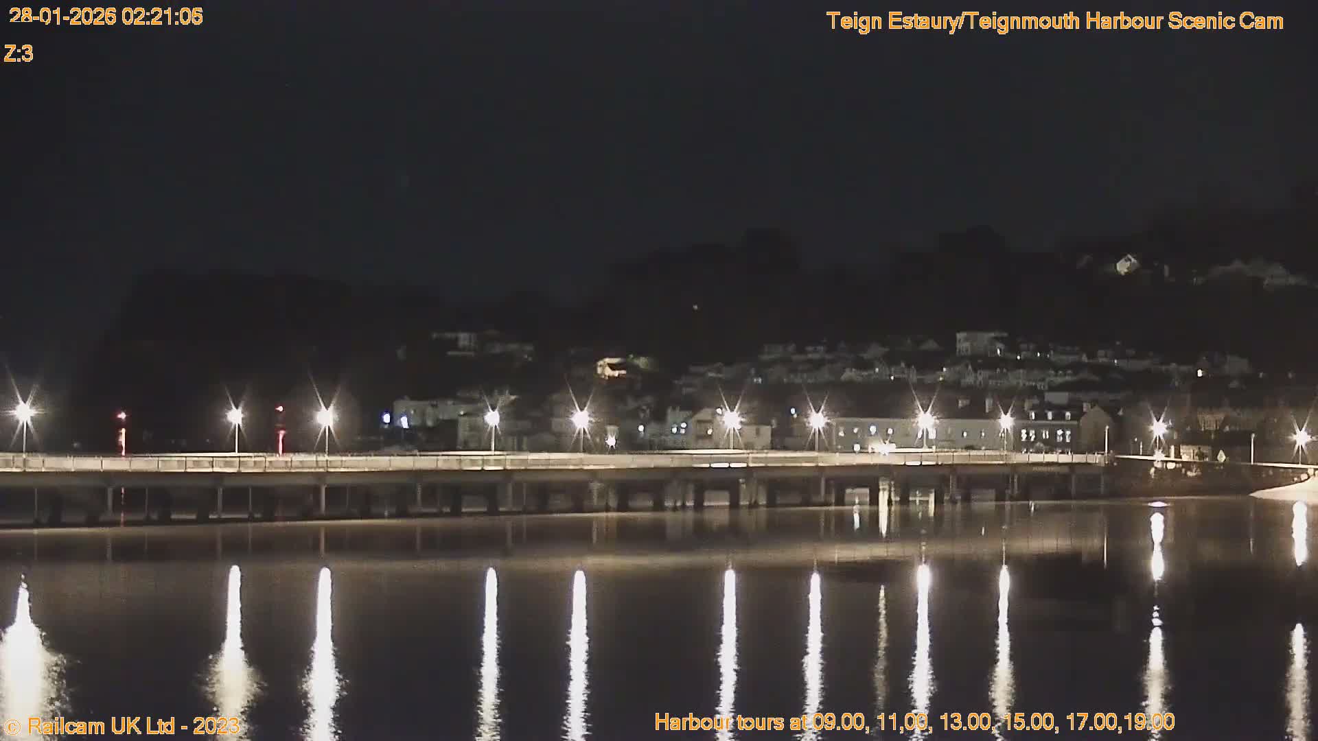 Teignmouth Harbour , Teign River & Shalton Village Live Cam - Teignbridge, Devon, South West, England, United Kingdom