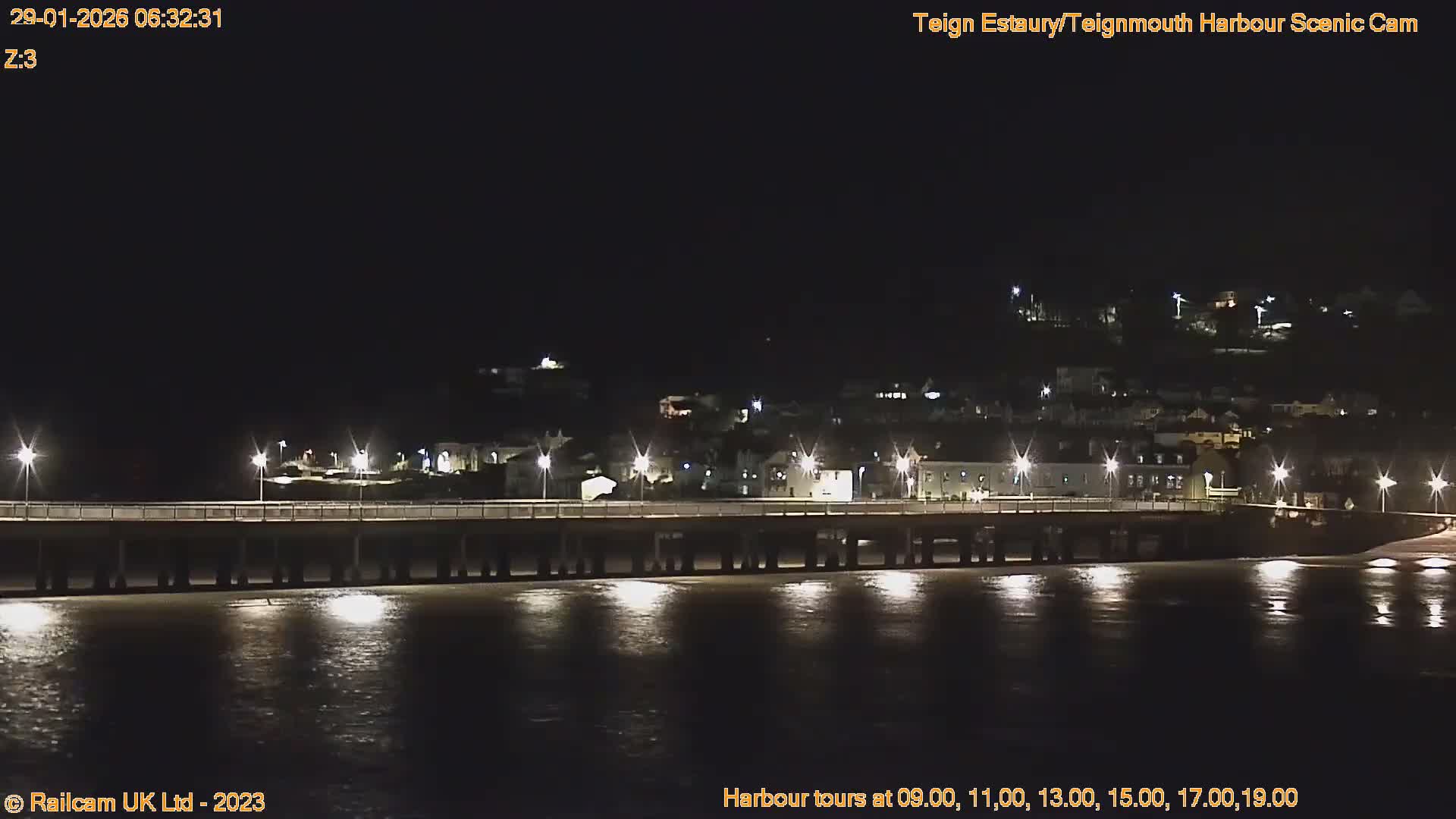 Teignmouth Harbour , Teign River & Shalton Village Live Cam - Teignbridge, Devon, South West, England, United Kingdom