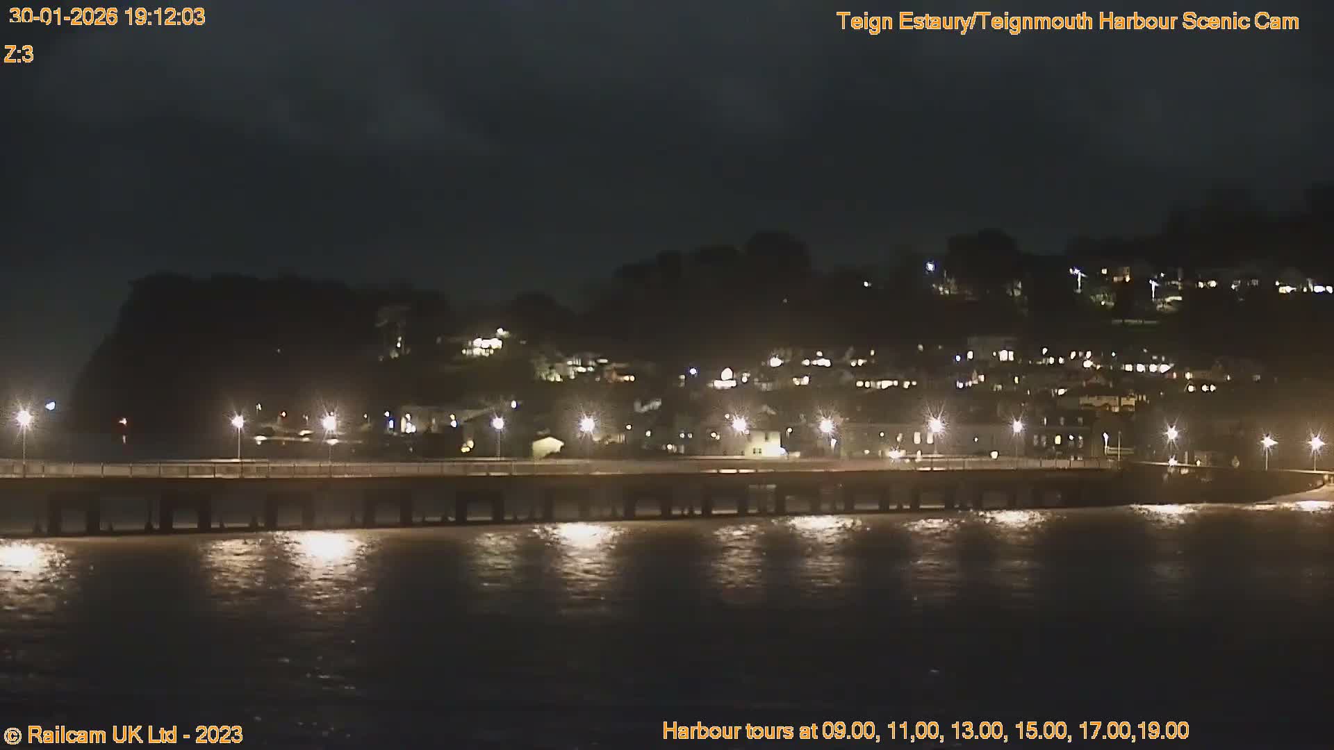 Teignmouth Harbour , Teign River & Shalton Village Live Cam - Teignbridge, Devon, South West, England, United Kingdom