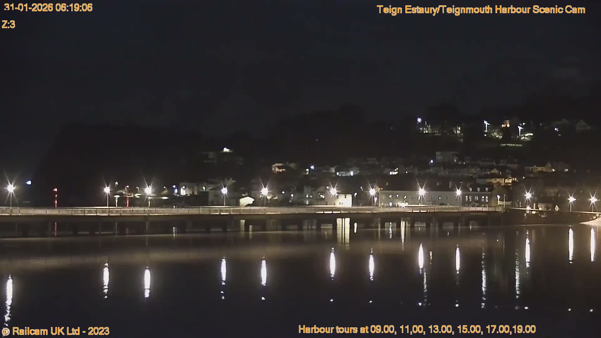 Teignmouth Harbour , Teign River & Shalton Village Live Cam - Teignbridge, Devon, South West, England, United Kingdom