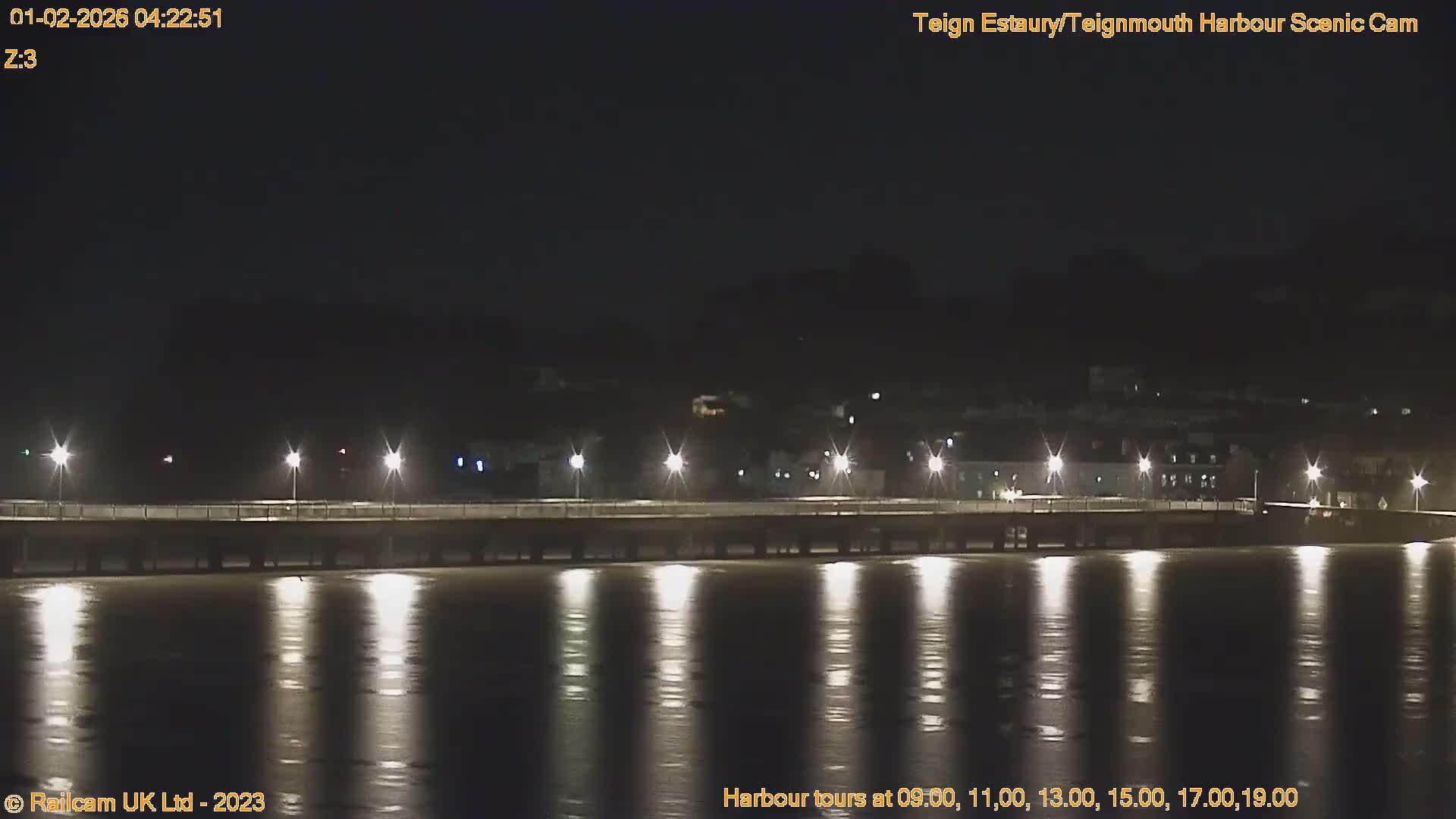 Teignmouth Harbour , Teign River & Shalton Village Live Cam - Teignbridge, Devon, South West, England, United Kingdom