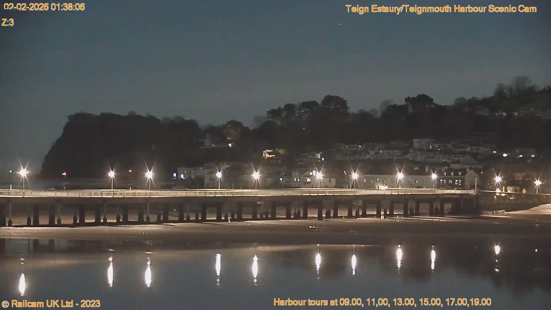 Teignmouth Harbour , Teign River & Shalton Village Live Cam - Teignbridge, Devon, South West, England, United Kingdom