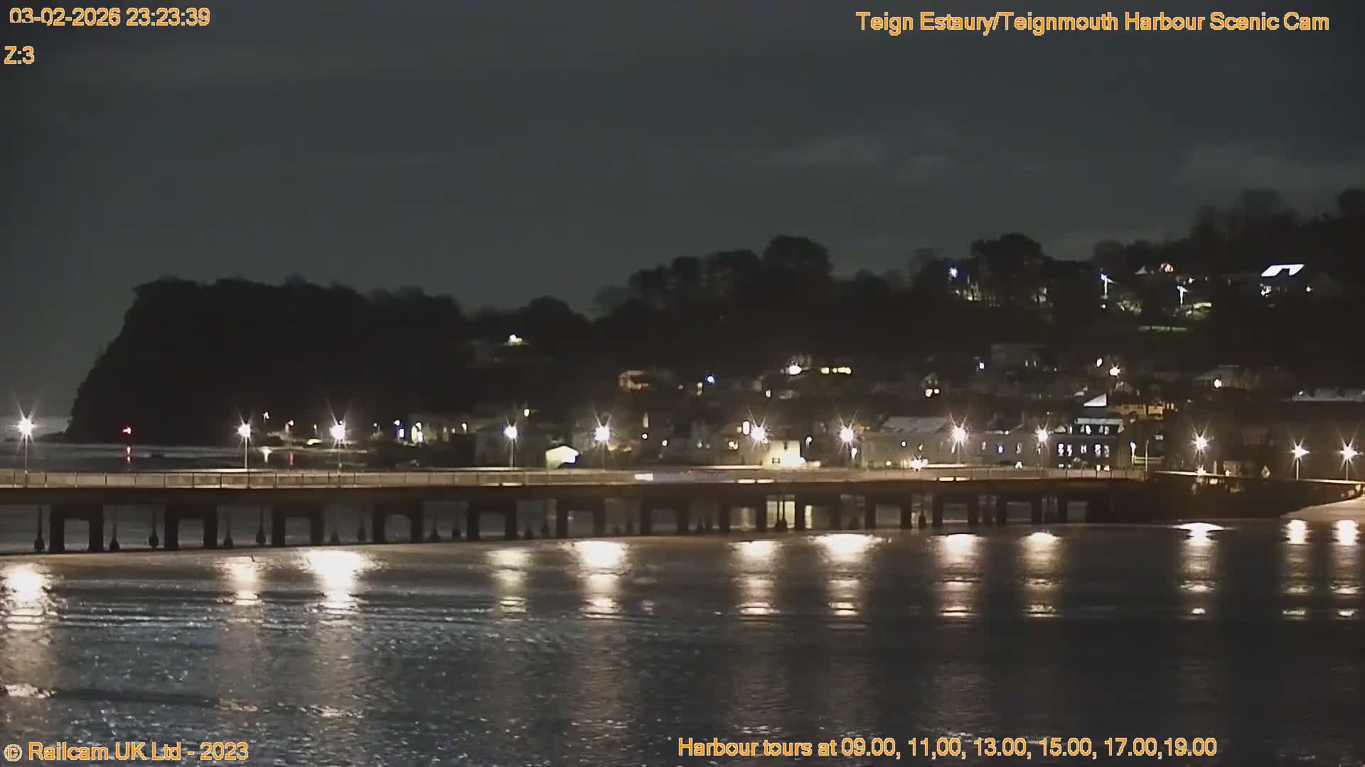 Teignmouth Harbour , Teign River & Shalton Village Live Cam - Teignbridge, Devon, South West, England, United Kingdom
