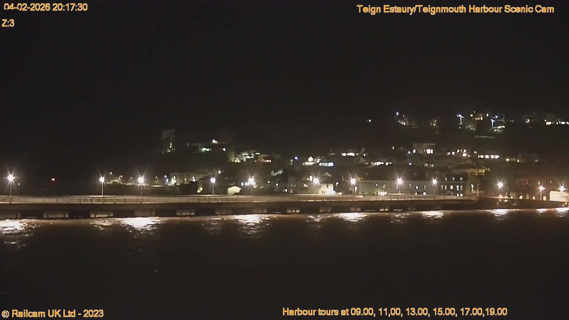 Teignmouth Harbour , Teign River & Shalton Village Live Cam - Teignbridge, Devon, South West, England, United Kingdom