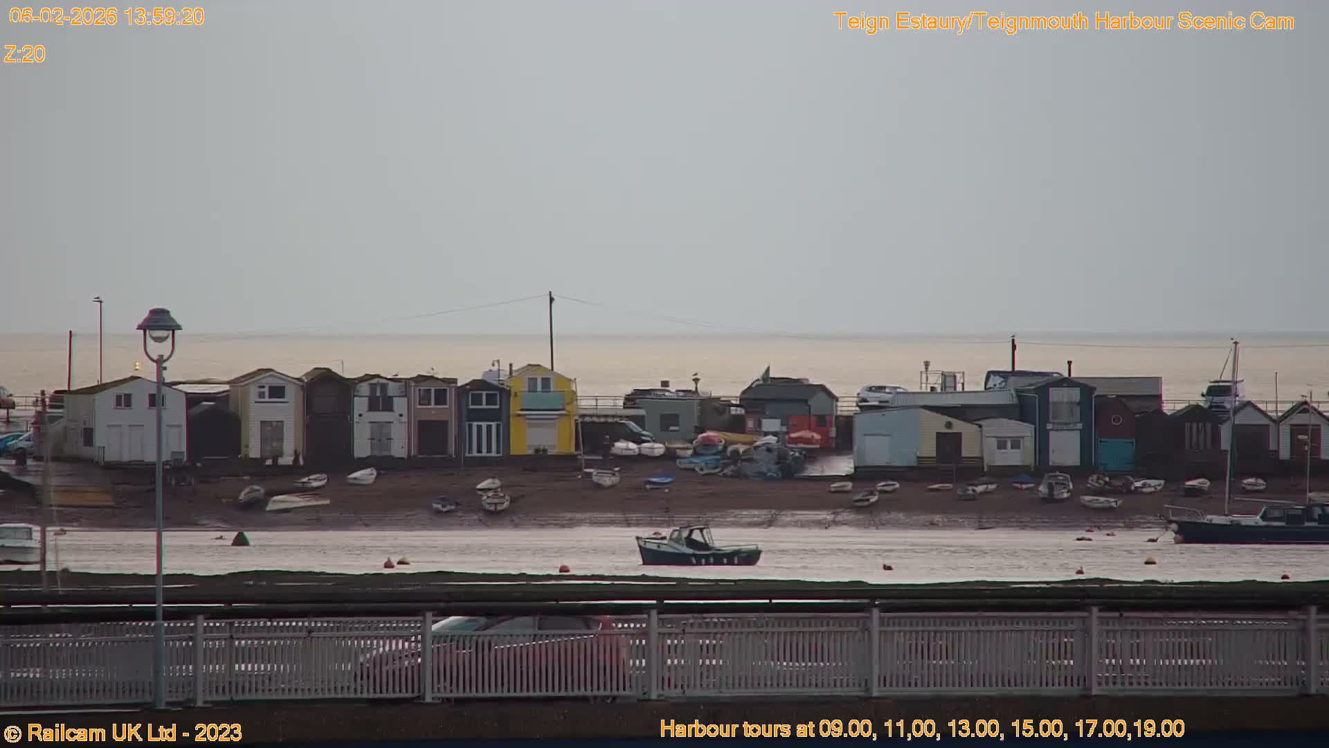 Teignmouth Harbour , Teign River & Shalton Village Live Cam - Teignbridge, Devon, South West, England, United Kingdom