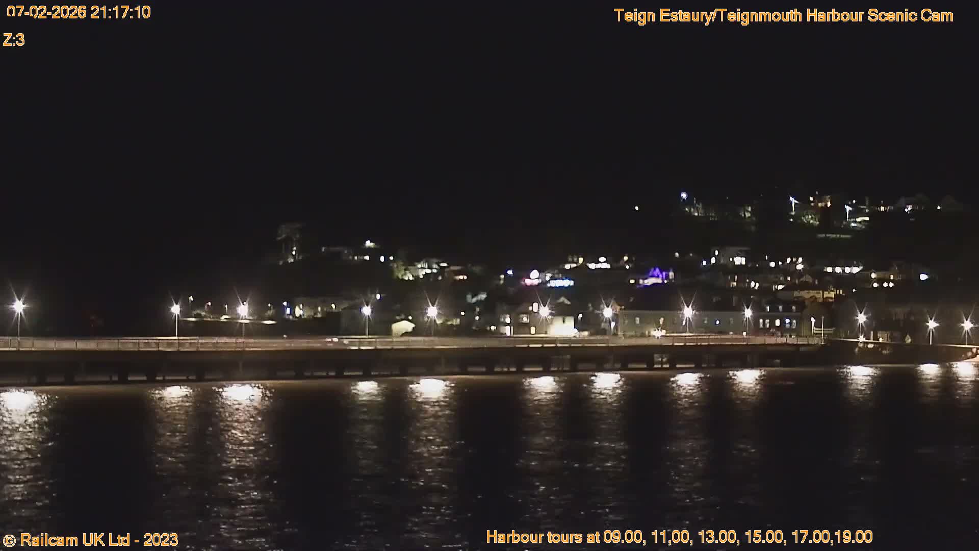 Teignmouth Harbour , Teign River & Shalton Village Live Cam - Teignbridge, Devon, South West, England, United Kingdom