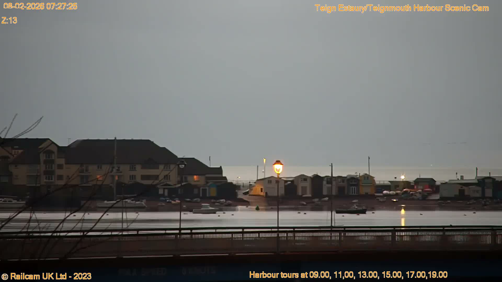 Teignmouth Harbour , Teign River & Shalton Village Live Cam - Teignbridge, Devon, South West, England, United Kingdom