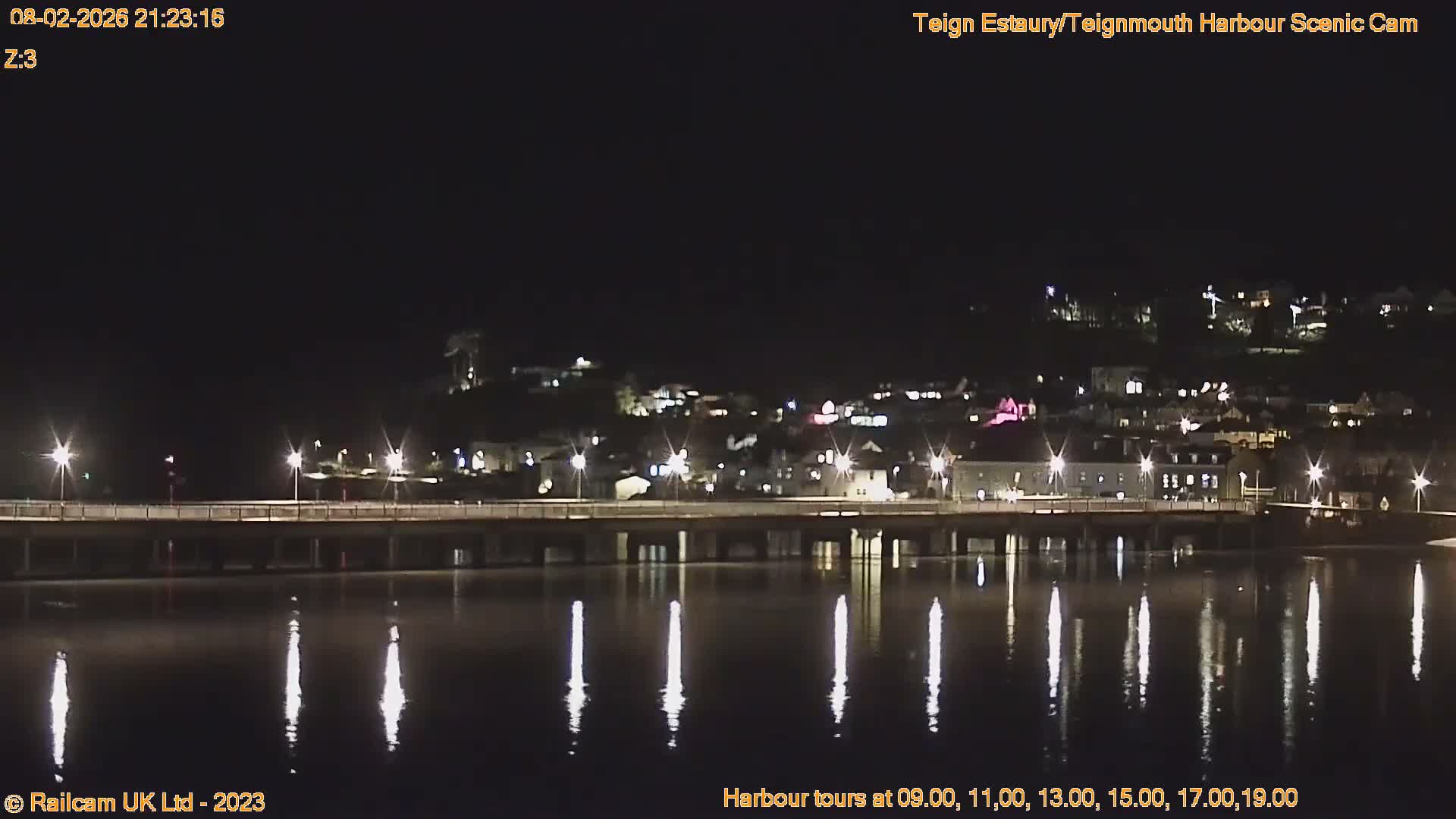 Teignmouth Harbour , Teign River & Shalton Village Live Cam - Teignbridge, Devon, South West, England, United Kingdom