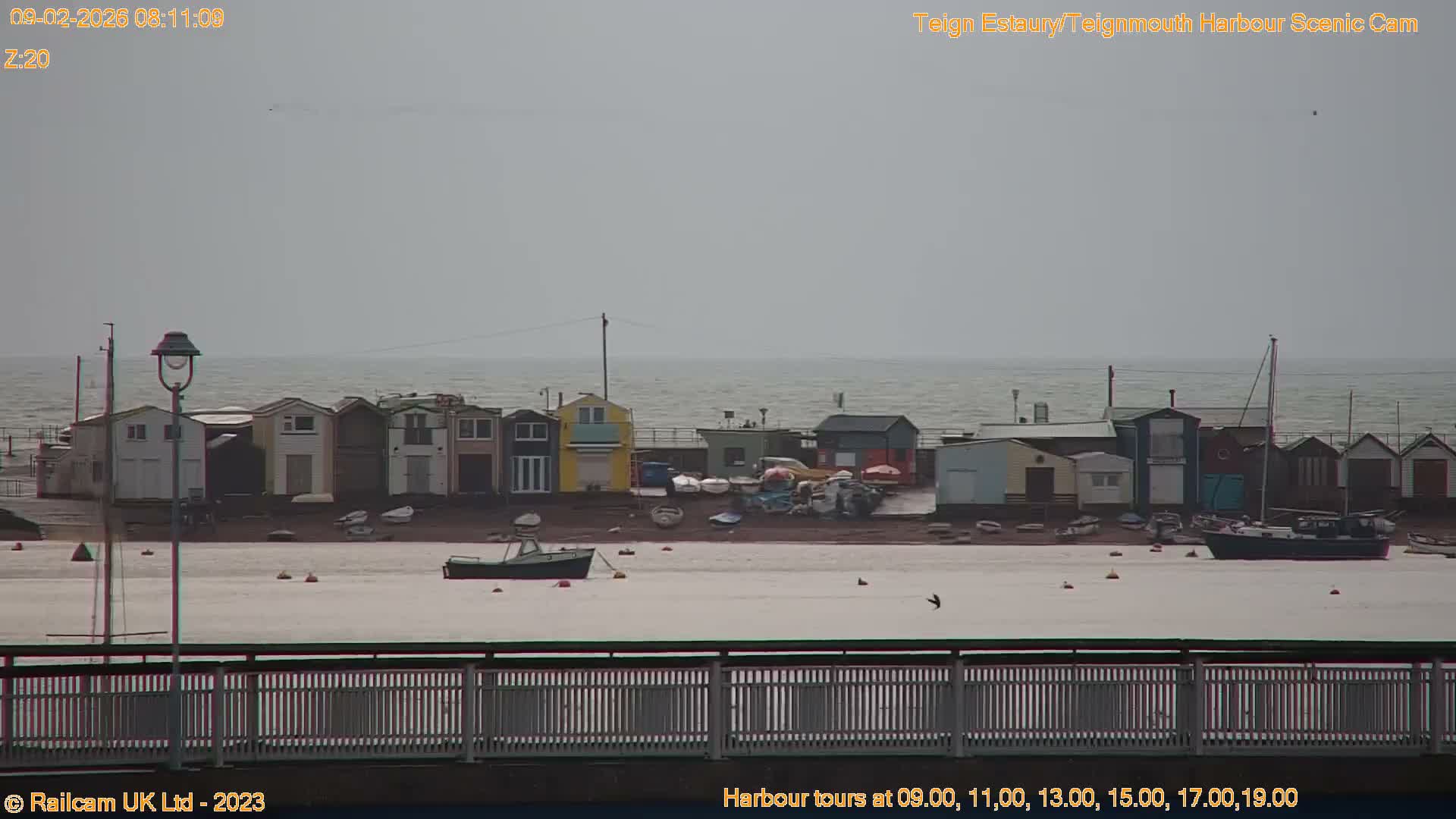 Teignmouth Harbour , Teign River & Shalton Village Live Cam - Teignbridge, Devon, South West, England, United Kingdom
