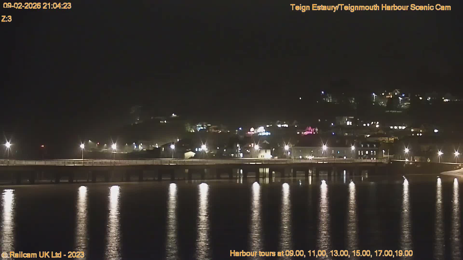 Teignmouth Harbour , Teign River & Shalton Village Live Cam - Teignbridge, Devon, South West, England, United Kingdom