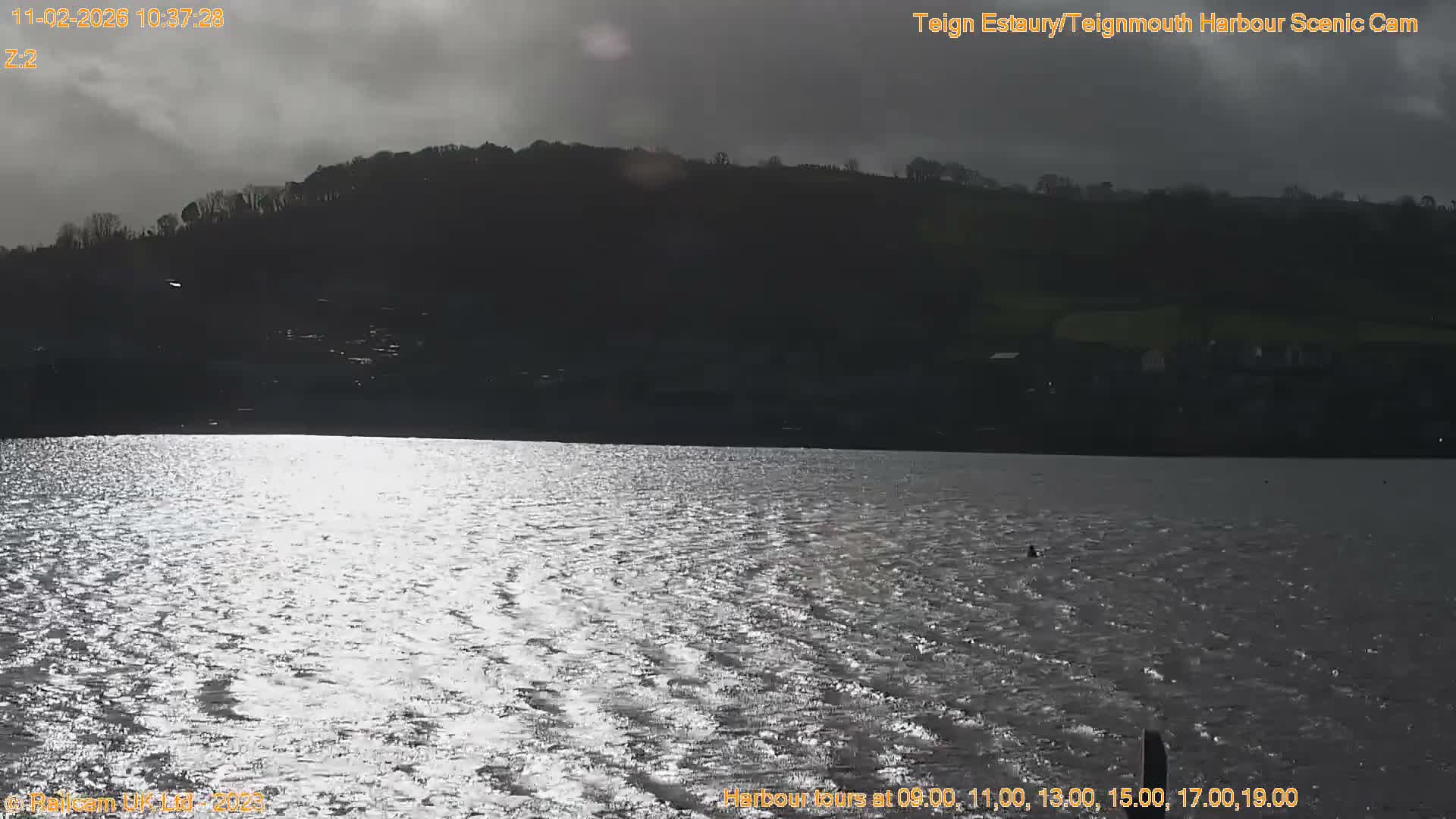 Teignmouth Harbour , Teign River & Shalton Village Live Cam - Teignbridge, Devon, South West, England, United Kingdom
