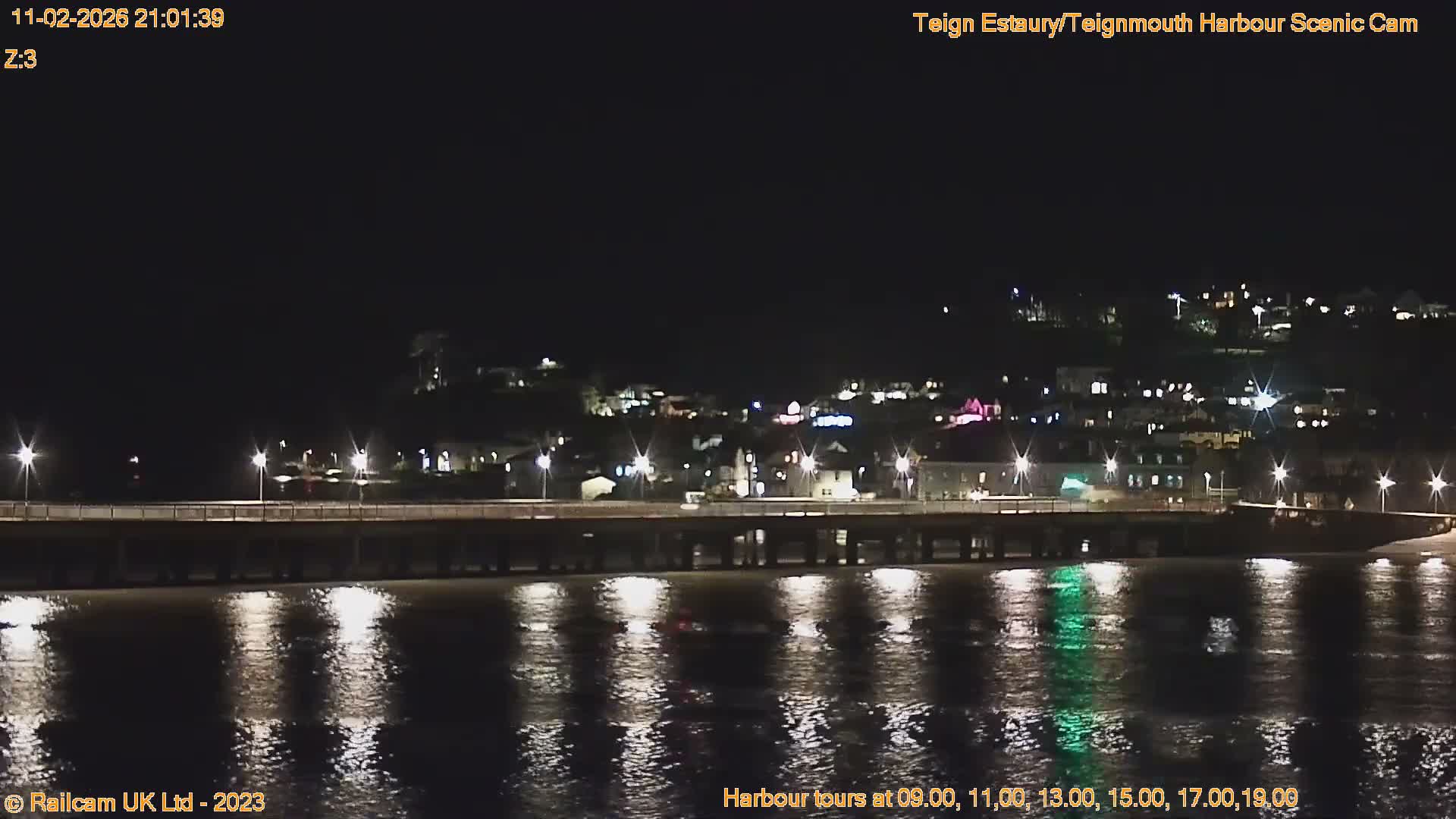 Teignmouth Harbour , Teign River & Shalton Village Live Cam - Teignbridge, Devon, South West, England, United Kingdom