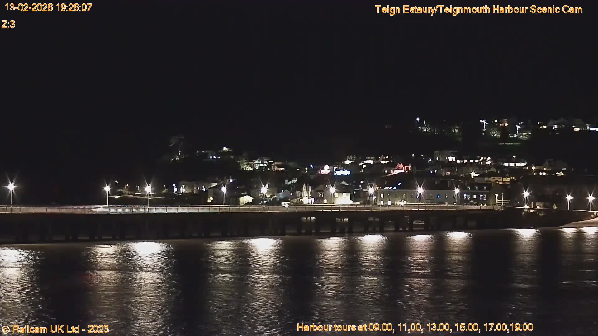 Teignmouth Harbour , Teign River & Shalton Village Live Cam - Teignbridge, Devon, South West, England, United Kingdom