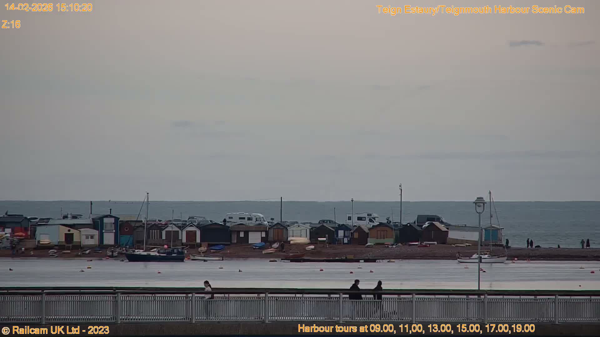 Teignmouth Harbour , Teign River & Shalton Village Live Cam - Teignbridge, Devon, South West, England, United Kingdom