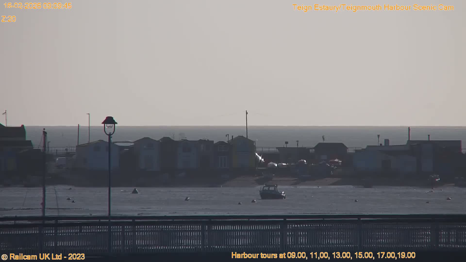 Teignmouth Harbour , Teign River & Shalton Village Live Cam - Teignbridge, Devon, South West, England, United Kingdom