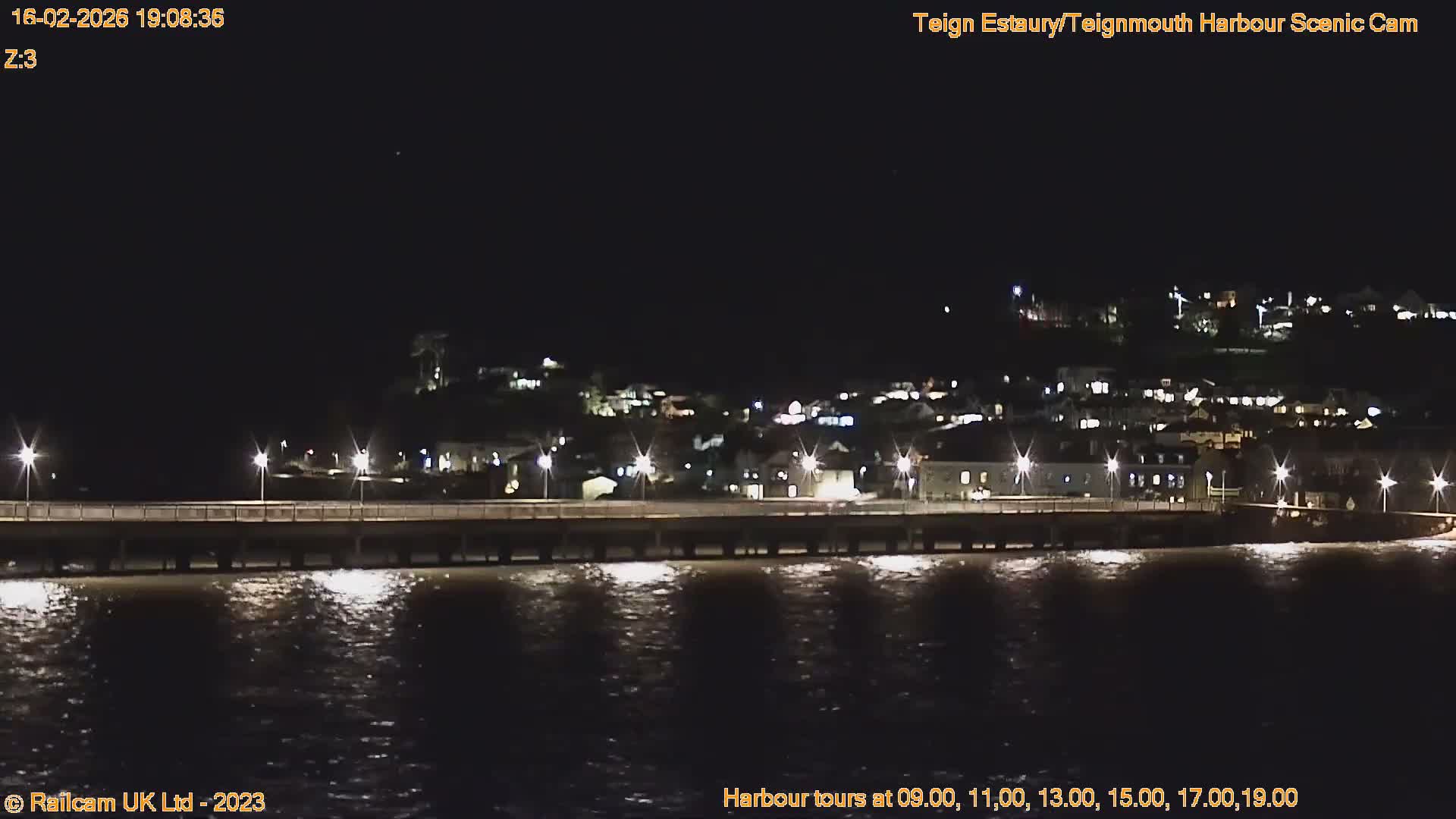 Teignmouth Harbour , Teign River & Shalton Village Live Cam - Teignbridge, Devon, South West, England, United Kingdom