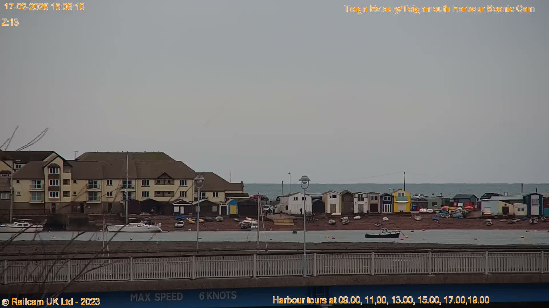 Teignmouth Harbour , Teign River & Shalton Village Live Cam - Teignbridge, Devon, South West, England, United Kingdom