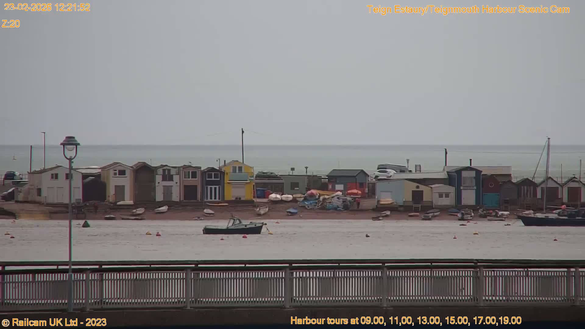 Teignmouth Harbour , Teign River & Shalton Village Live Cam - Teignbridge, Devon, South West, England, United Kingdom