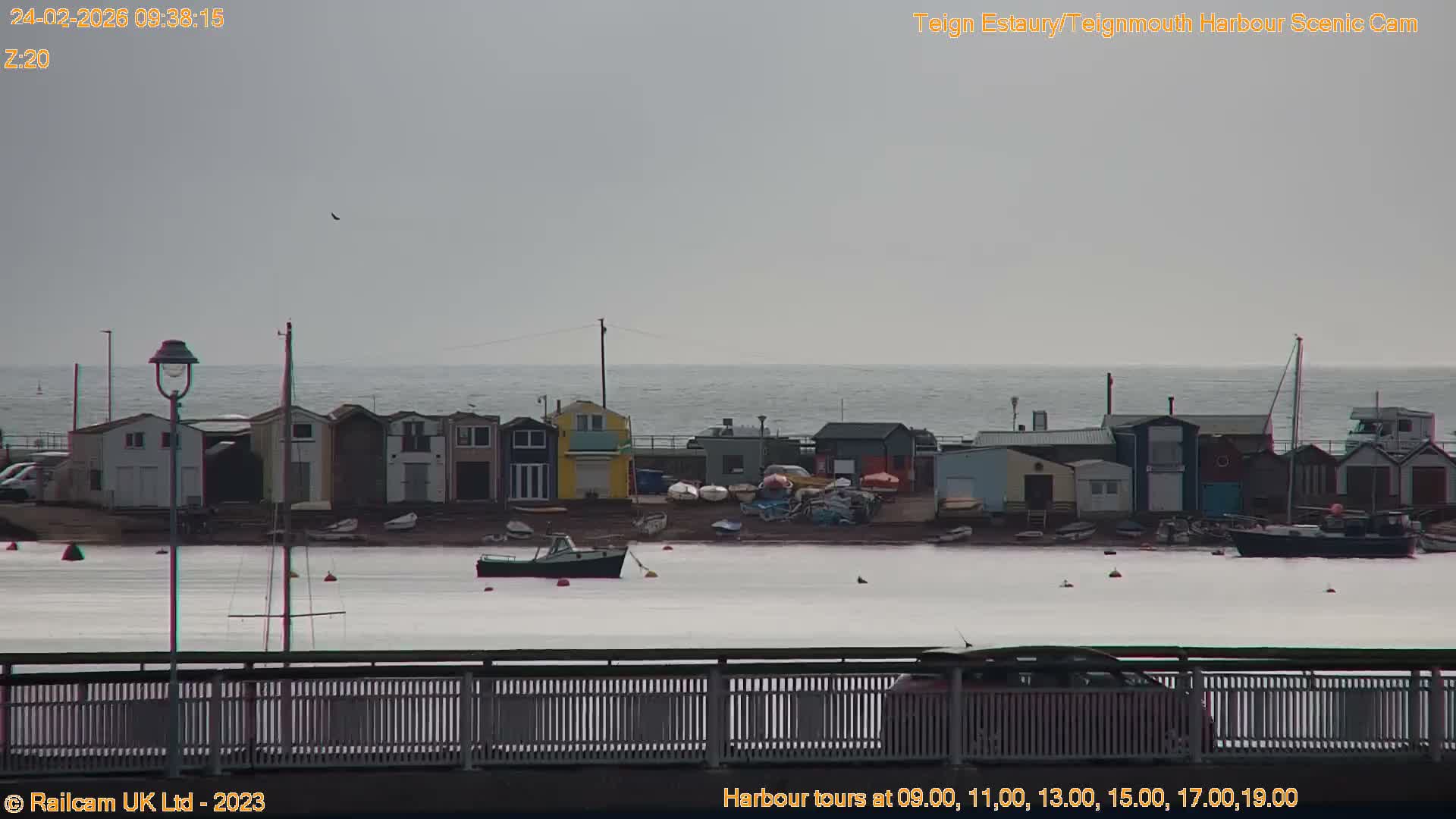Teignmouth Harbour , Teign River & Shalton Village Live Cam - Teignbridge, Devon, South West, England, United Kingdom