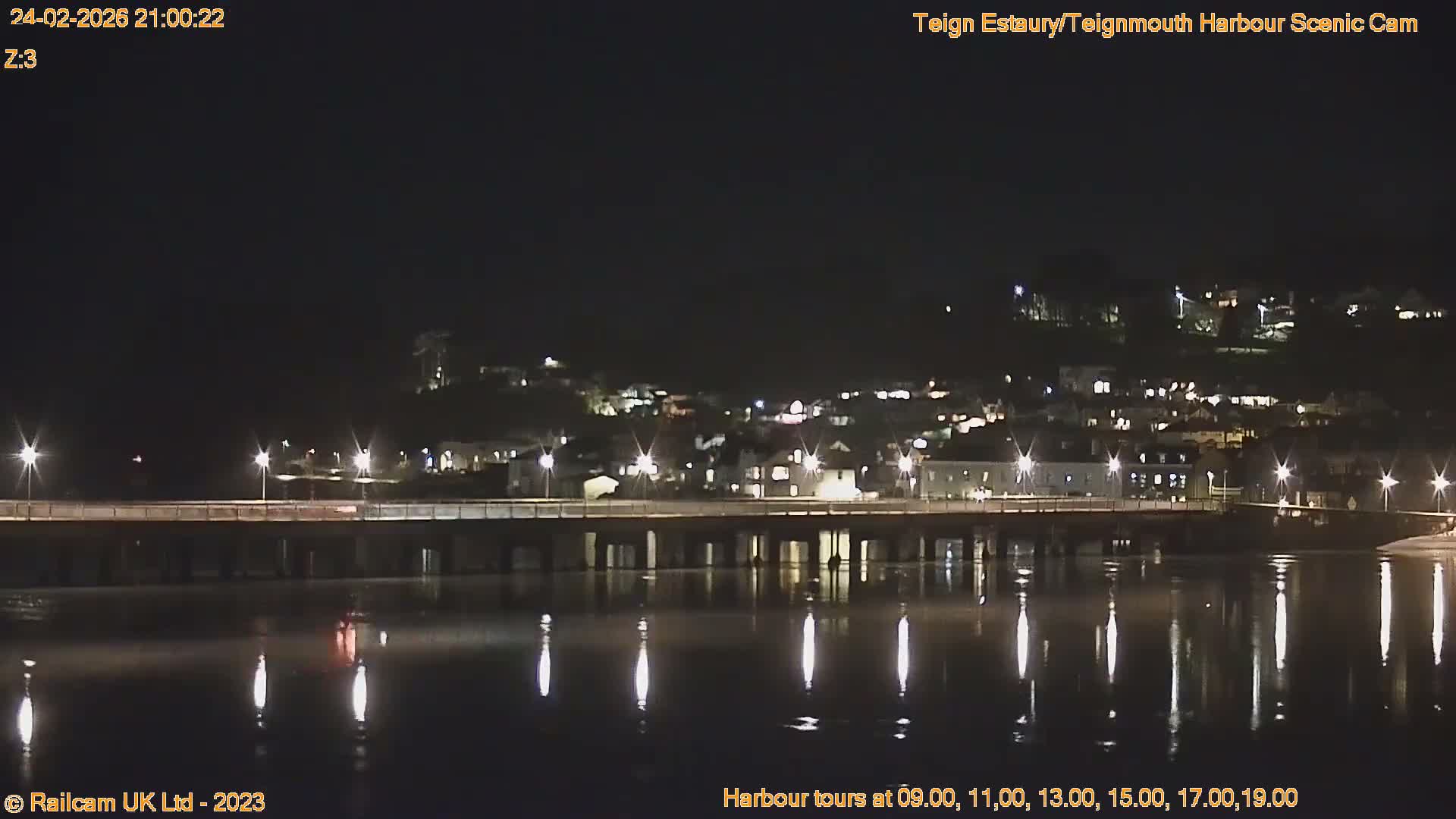 Teignmouth Harbour , Teign River & Shalton Village Live Cam - Teignbridge, Devon, South West, England, United Kingdom