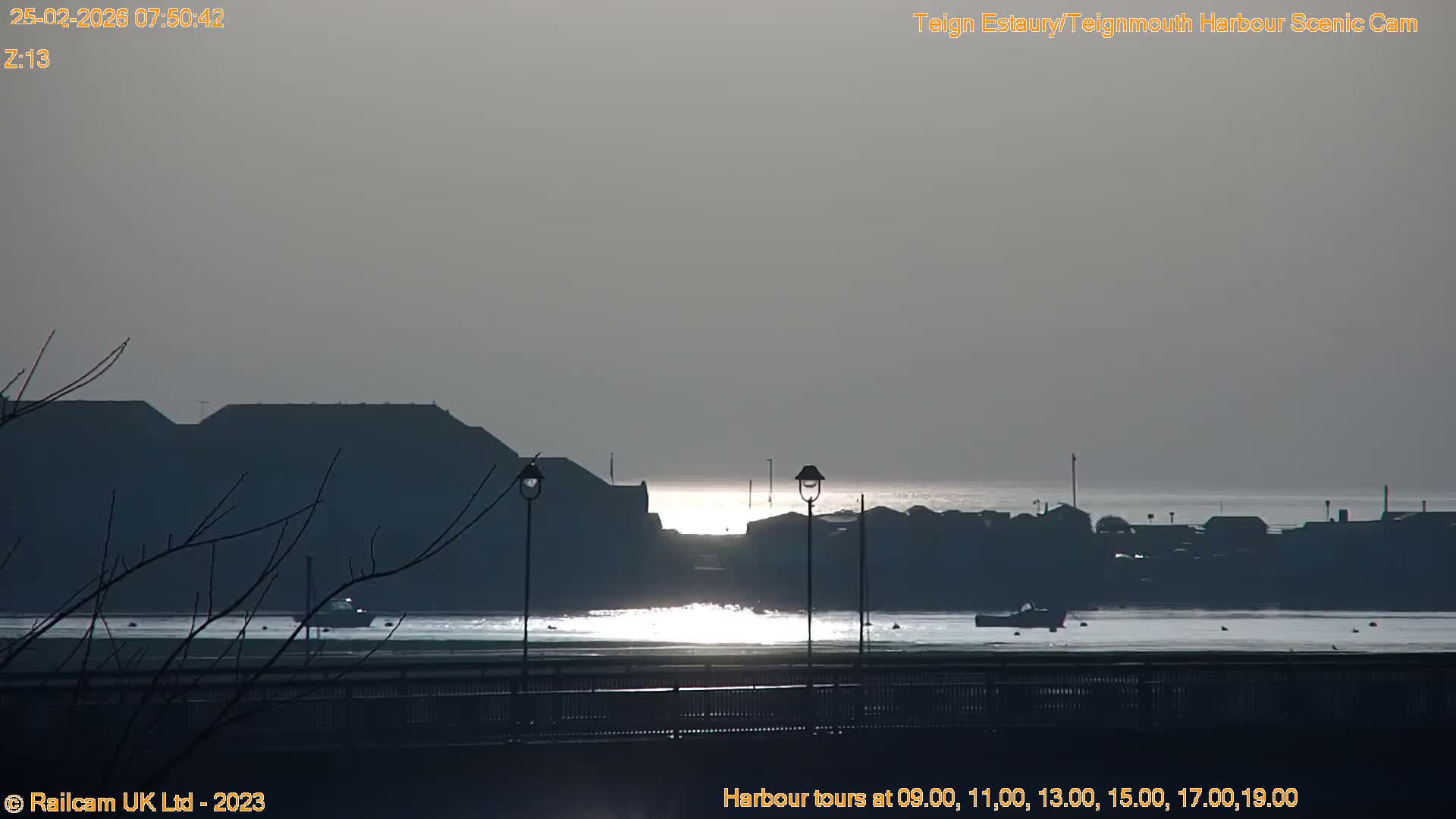 Teignmouth Harbour , Teign River & Shalton Village Live Cam - Teignbridge, Devon, South West, England, United Kingdom