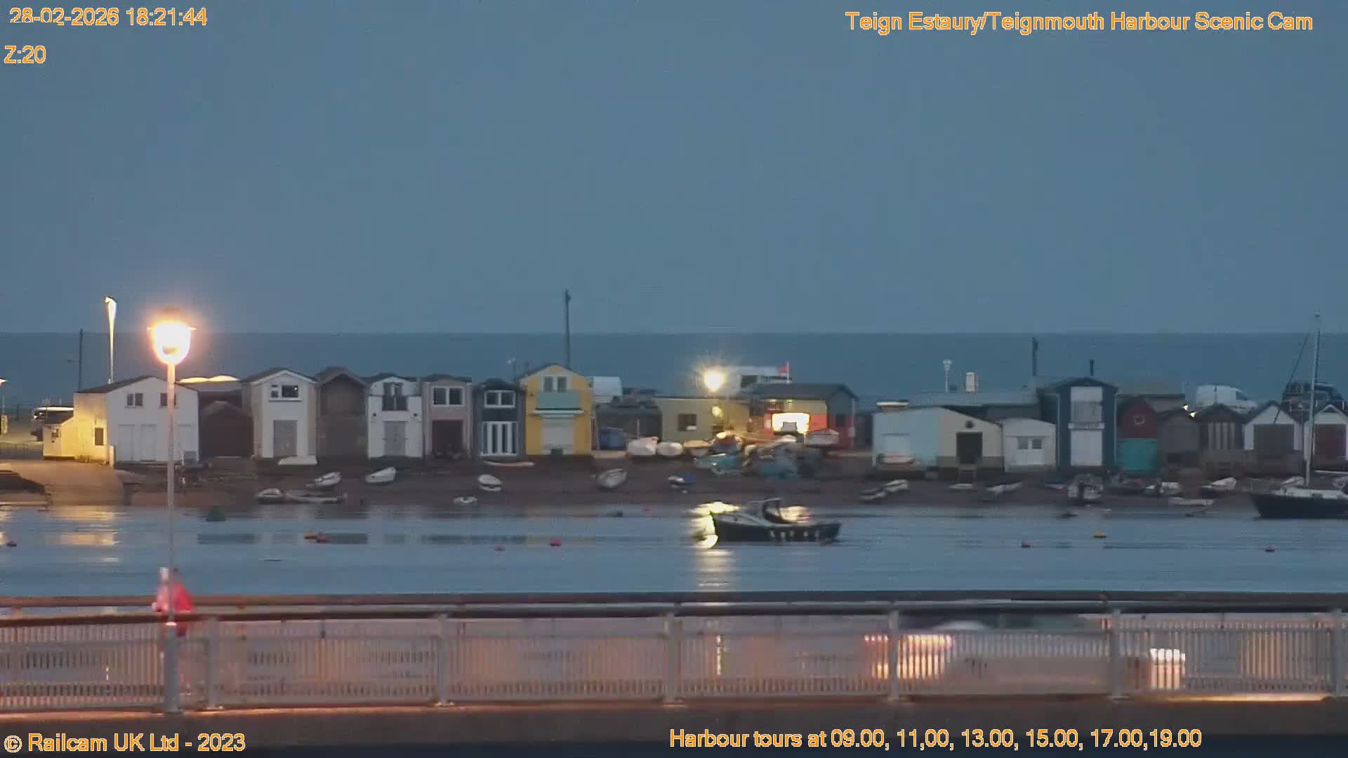 Teignmouth Harbour , Teign River & Shalton Village Live Cam - Teignbridge, Devon, South West, England, United Kingdom