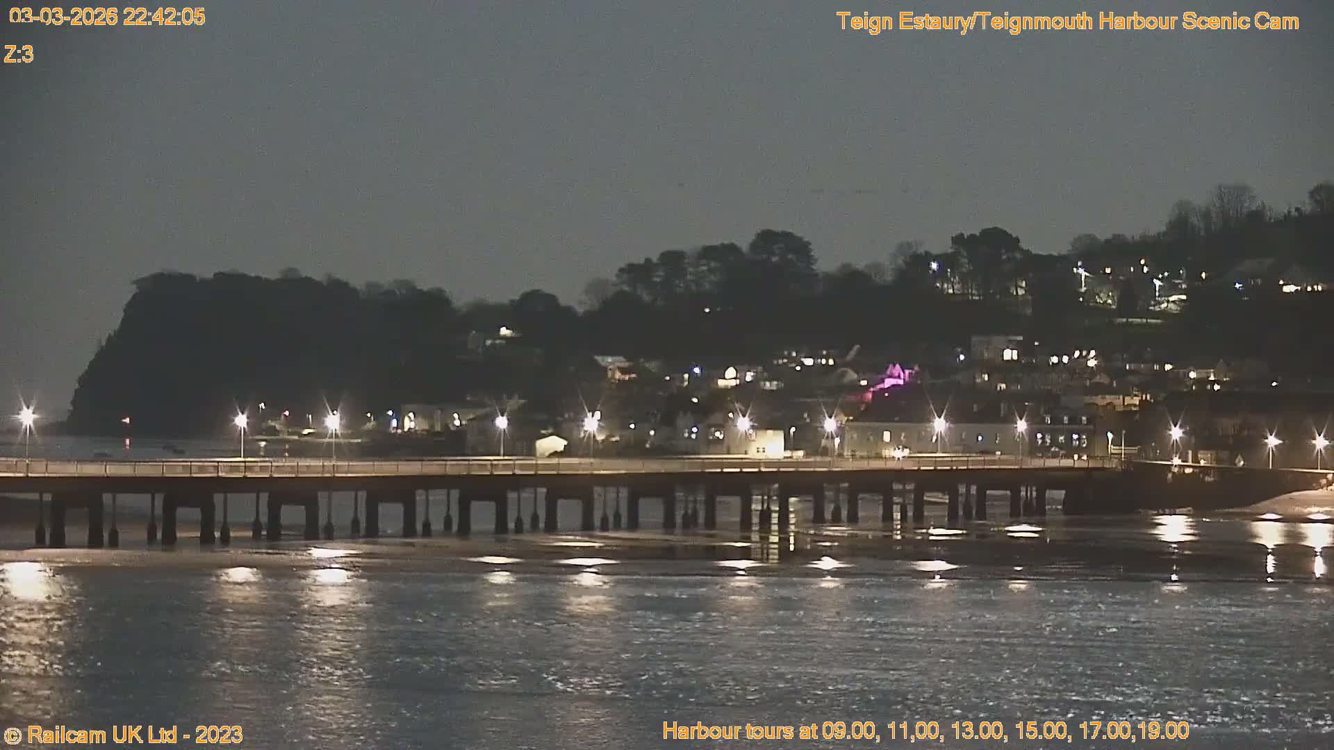 Teignmouth Harbour , Teign River & Shalton Village Live Cam - Teignbridge, Devon, South West, England, United Kingdom
