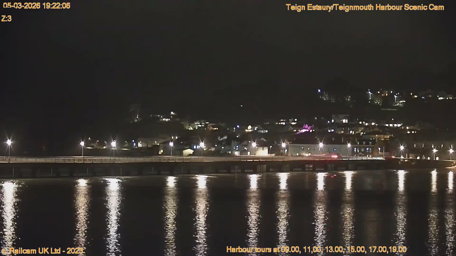 Teignmouth Harbour , Teign River & Shalton Village Live Cam - Teignbridge, Devon, South West, England, United Kingdom