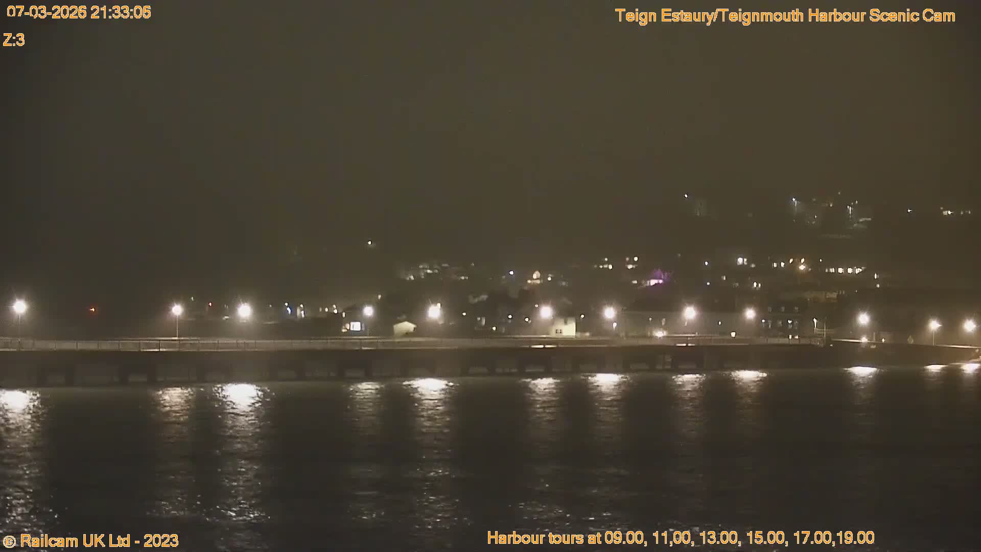 Teignmouth Harbour , Teign River & Shalton Village Live Cam - Teignbridge, Devon, South West, England, United Kingdom