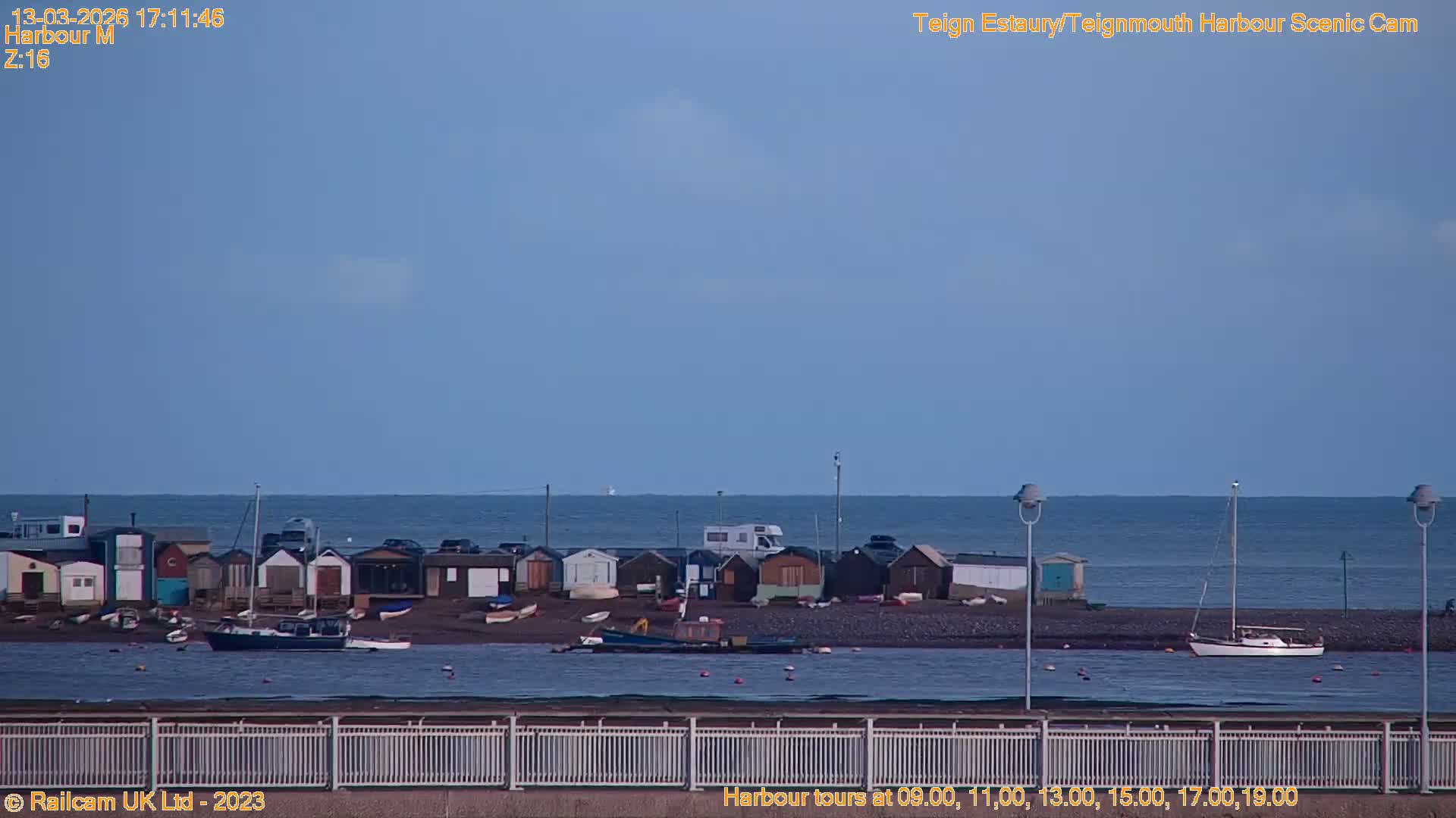 Teignmouth Harbour , Teign River & Shalton Village Live Cam - Teignbridge, Devon, South West, England, United Kingdom