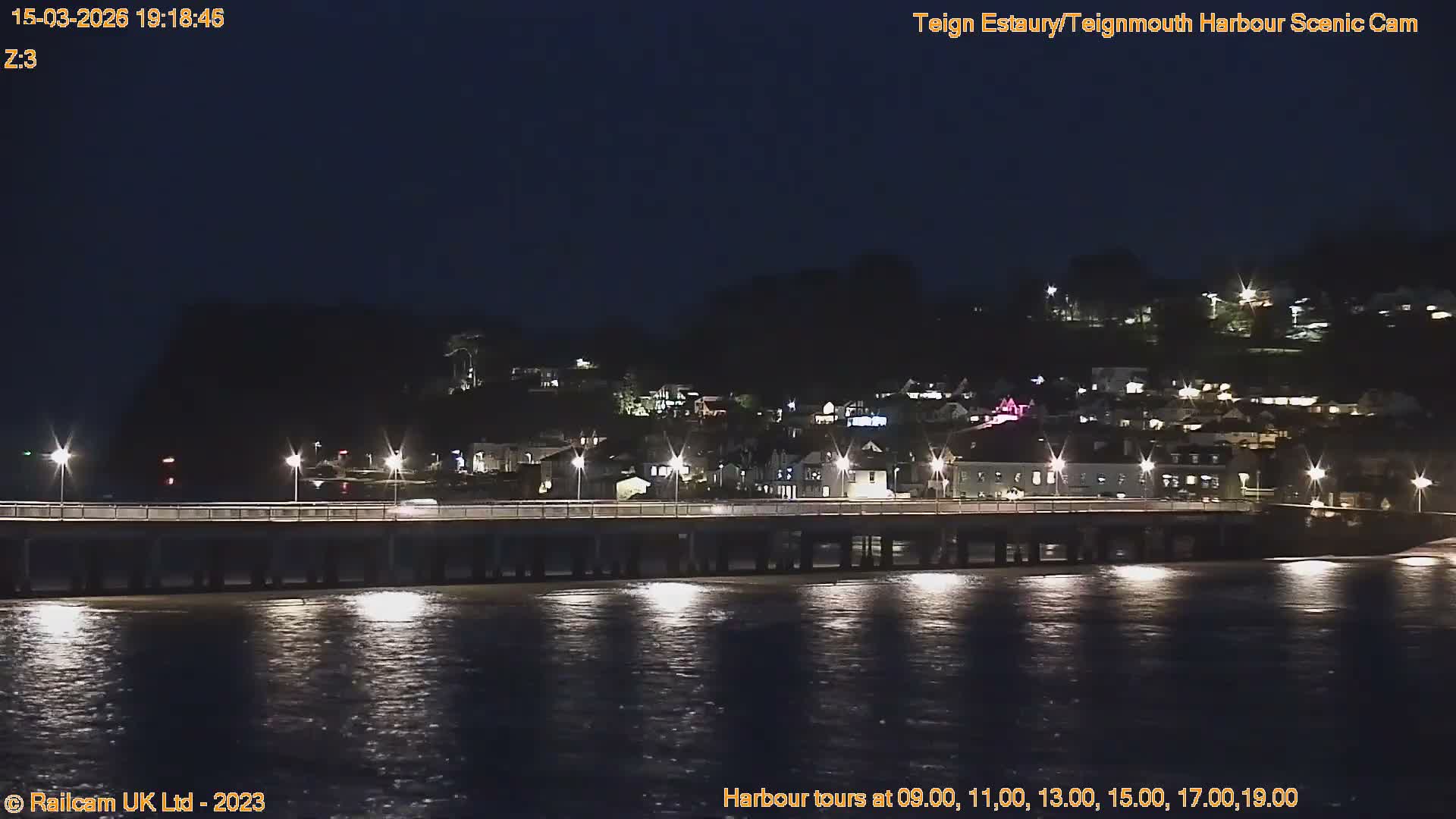 Teignmouth Harbour , Teign River & Shalton Village Live Cam - Teignbridge, Devon, South West, England, United Kingdom