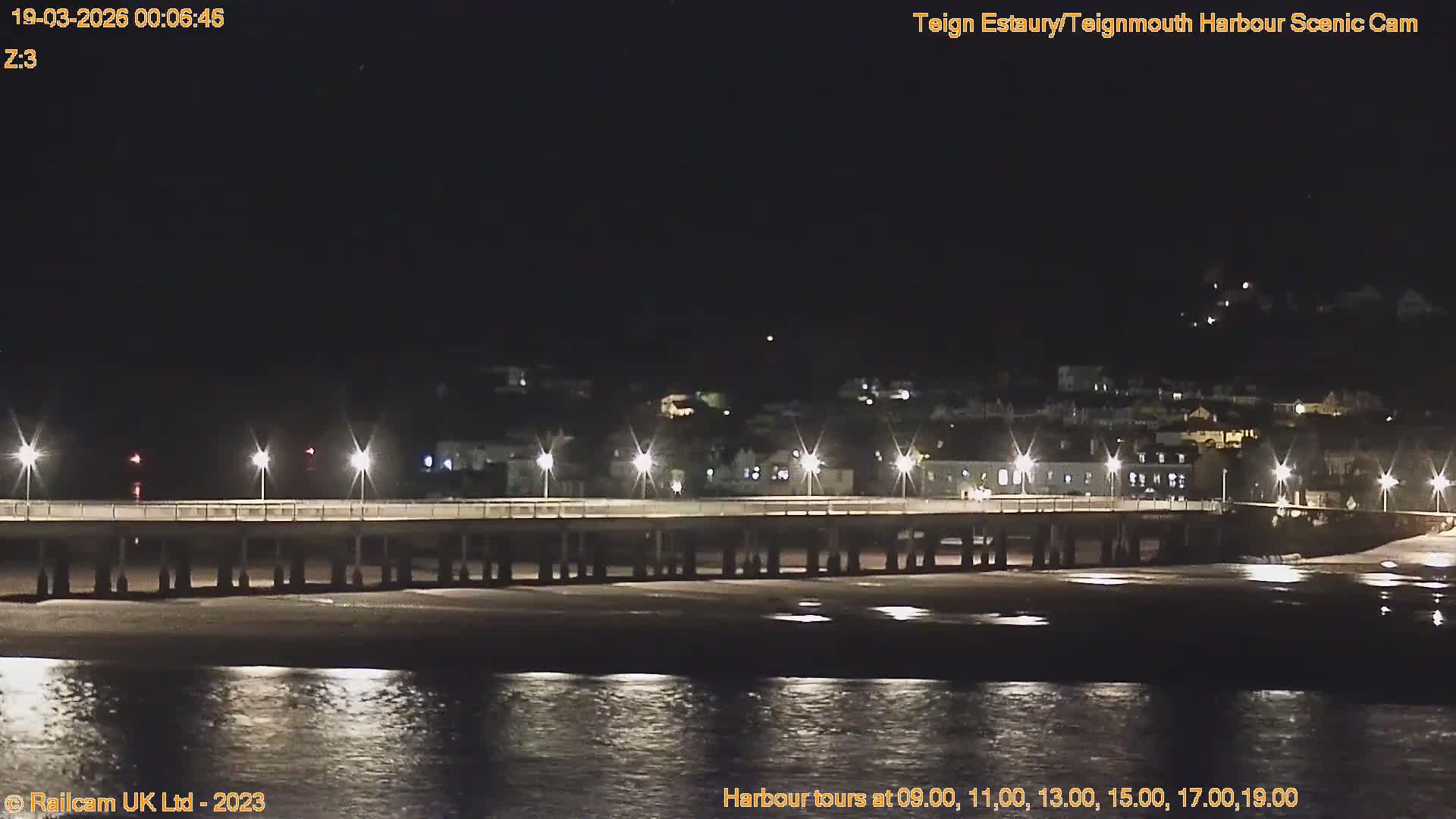 Teignmouth Harbour , Teign River & Shalton Village Live Cam - Teignbridge, Devon, South West, England, United Kingdom