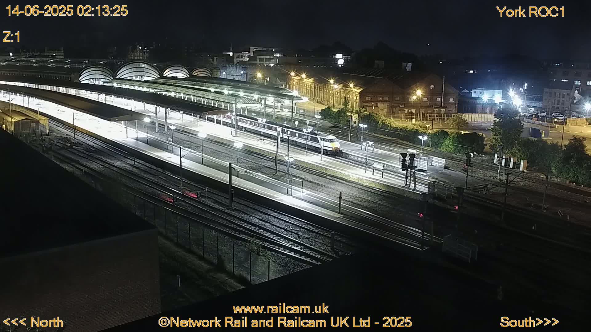 Yorkshire, York Railway Station & York City Live Cam   - York, North Yorkshire, Yorkshire and the Humber, England, United Kingdom