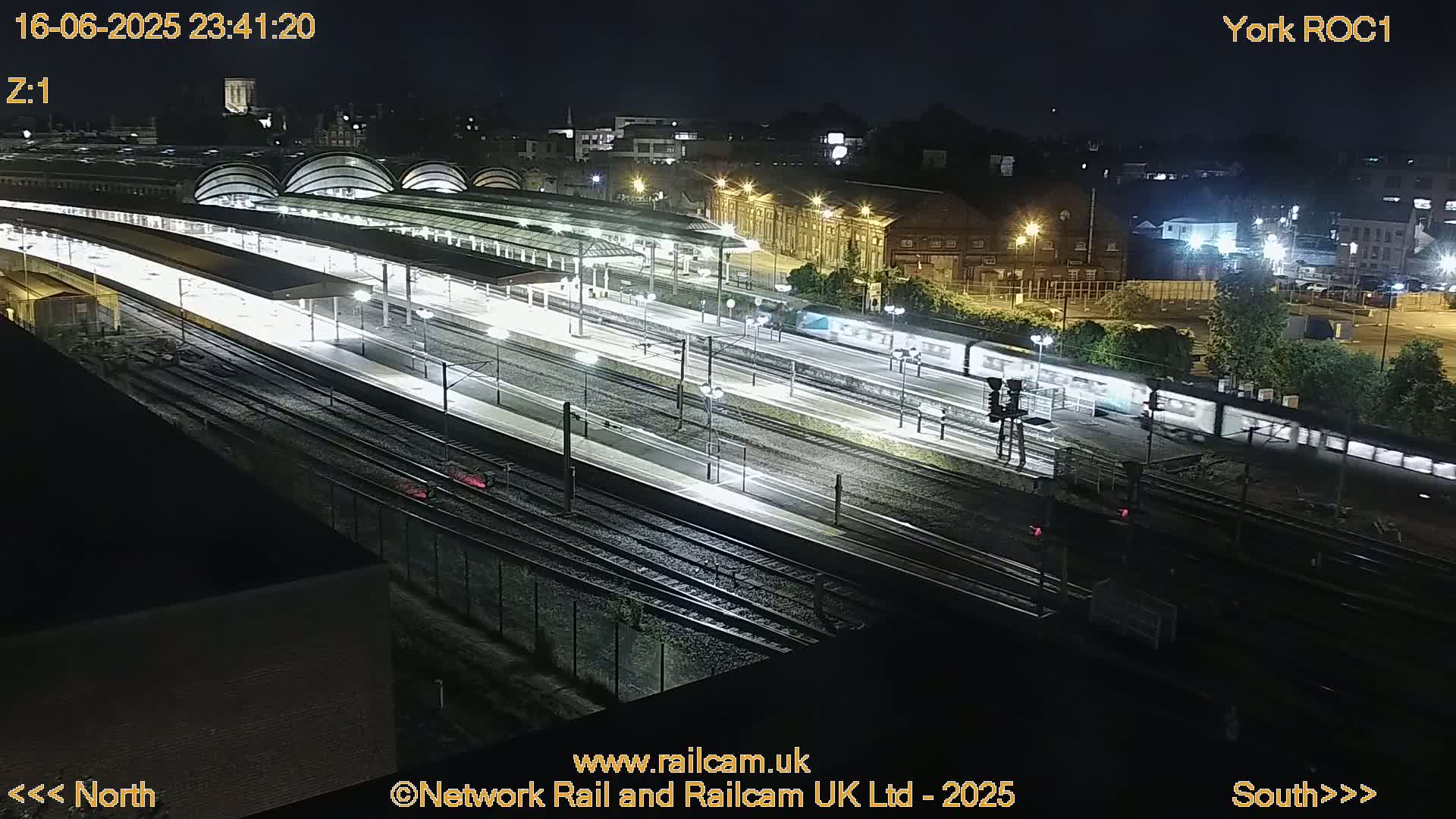 Yorkshire, York Railway Station & York City Live Cam   - York, North Yorkshire, Yorkshire and the Humber, England, United Kingdom