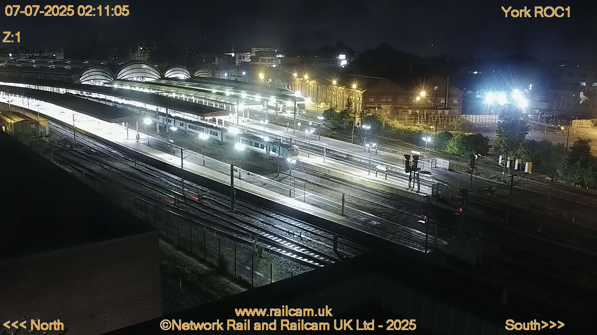 Yorkshire, York Railway Station & York City Live Cam   - York, North Yorkshire, Yorkshire and the Humber, England, United Kingdom