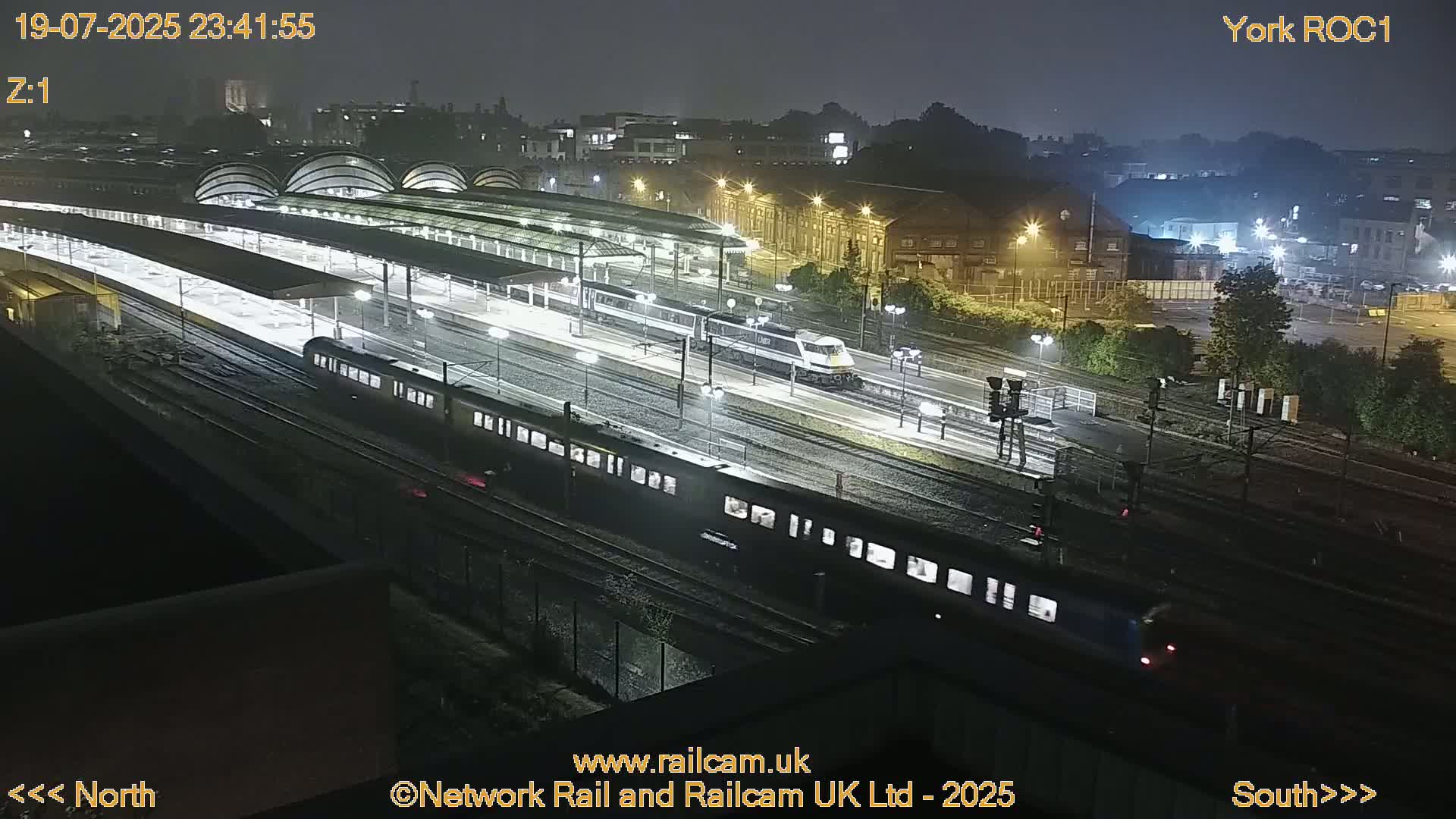 Yorkshire, York Railway Station & York City Live Cam   - York, North Yorkshire, Yorkshire and the Humber, England, United Kingdom