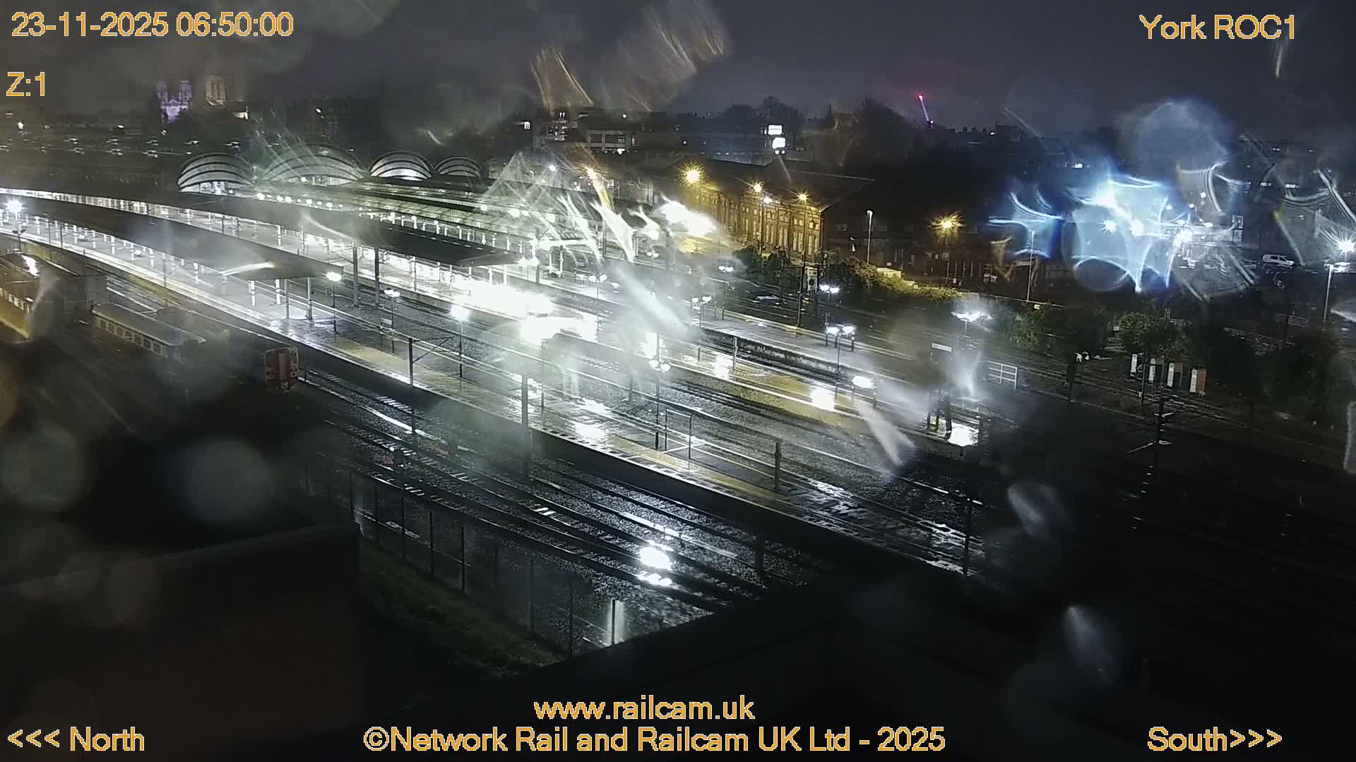 Yorkshire, York Railway Station & York City Live Cam   - York, North Yorkshire, Yorkshire and the Humber, England, United Kingdom