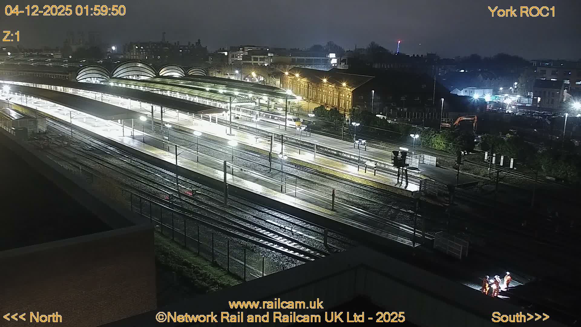 Yorkshire, York Railway Station & York City Live Cam   - York, North Yorkshire, Yorkshire and the Humber, England, United Kingdom