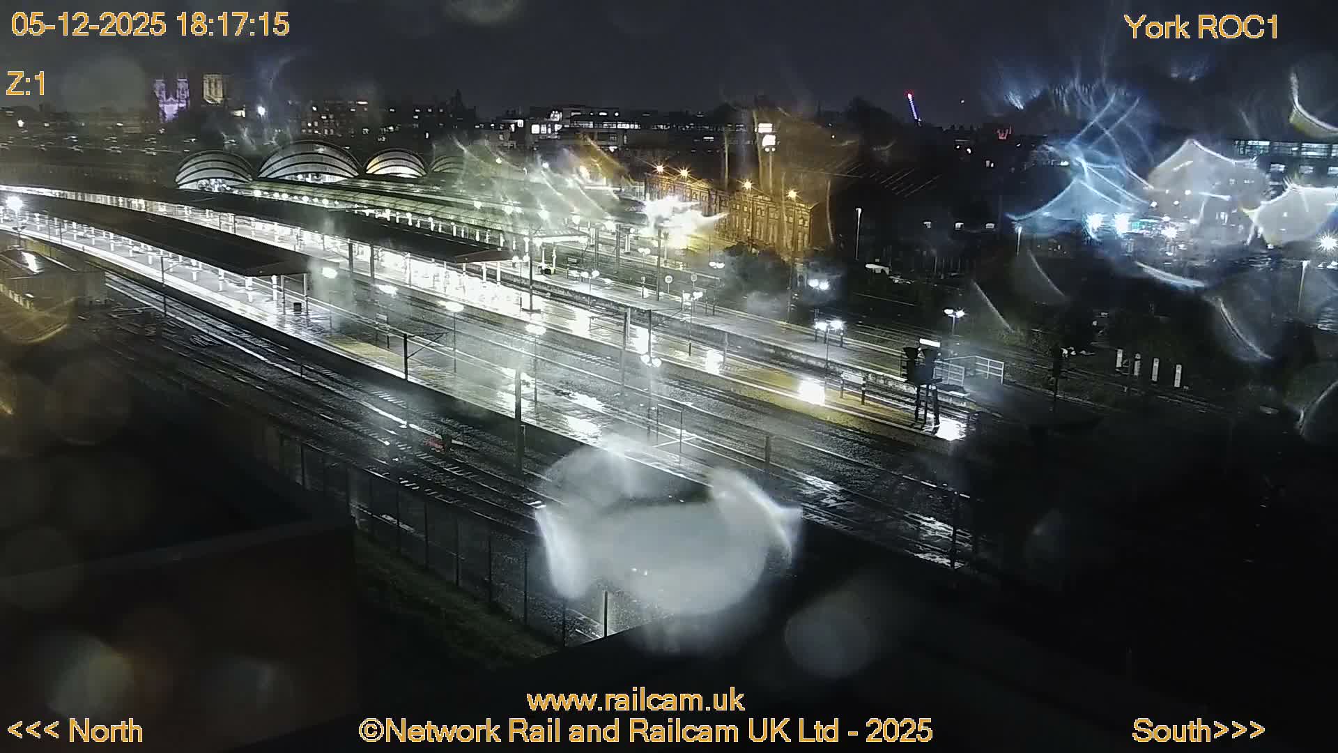 Yorkshire, York Railway Station & York City Live Cam   - York, North Yorkshire, Yorkshire and the Humber, England, United Kingdom